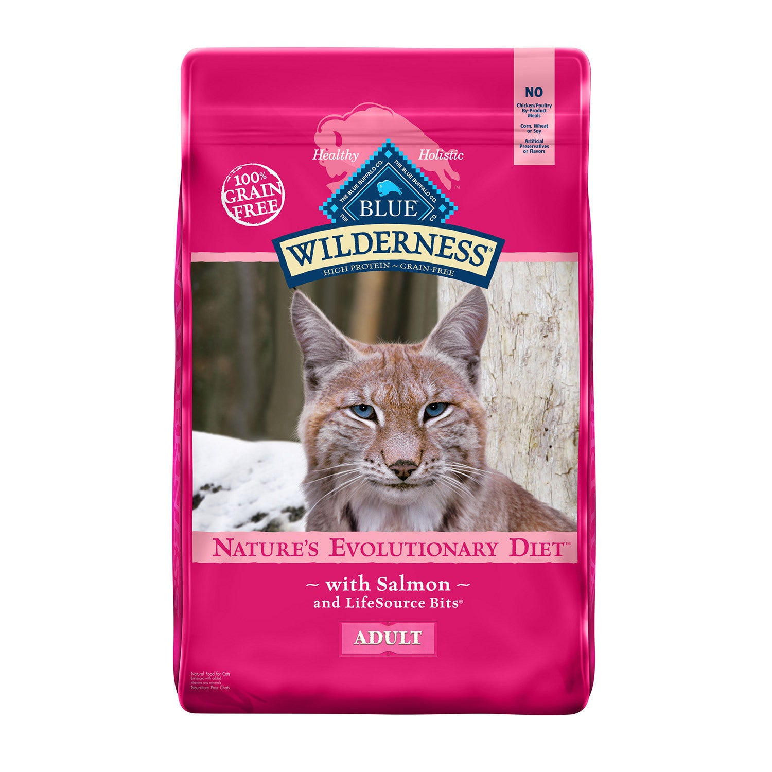 Blue Buffalo Wilderness Salmon Recipe Adult Cat Food