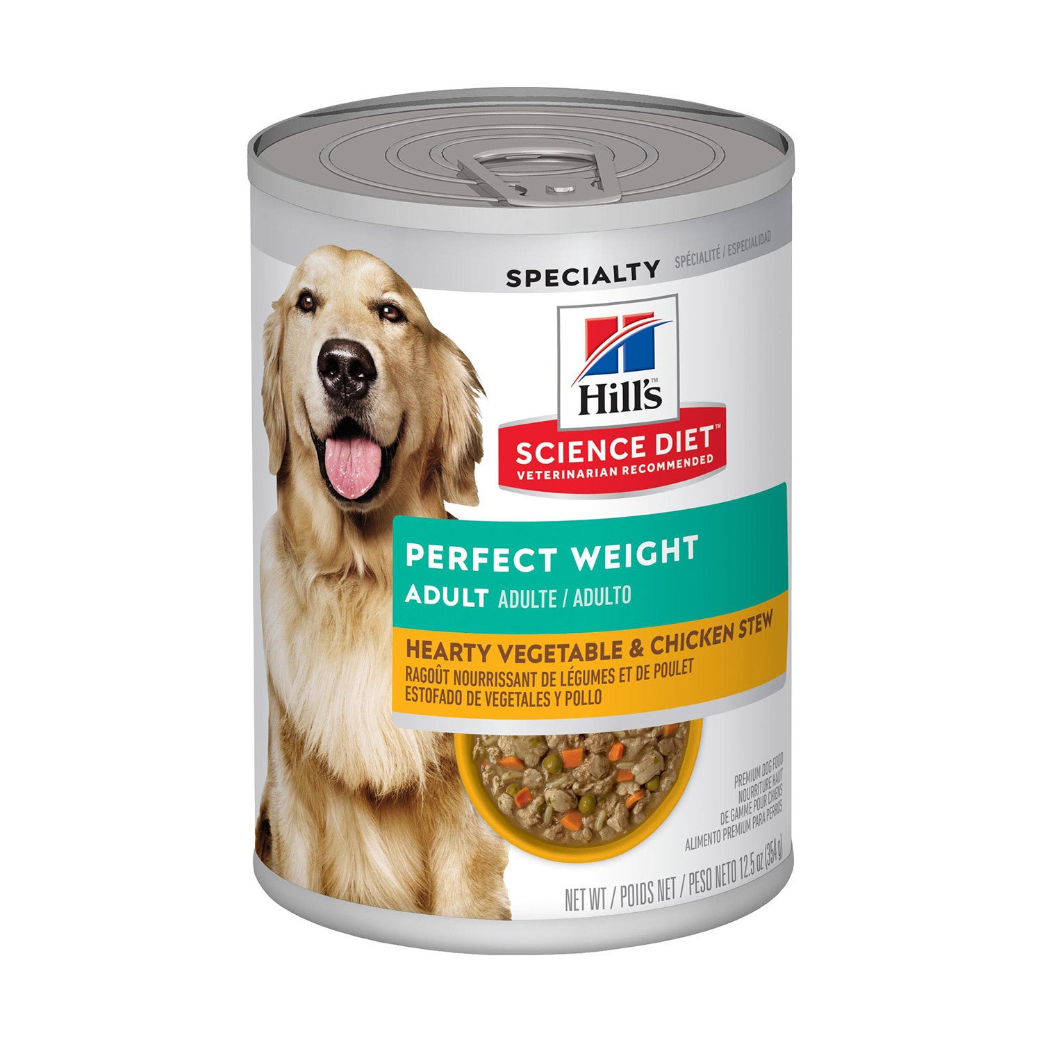 Hill's Science Diet Adult Perfect Weight Hearty Vegetable & Chicken Stew Wet Dog Food