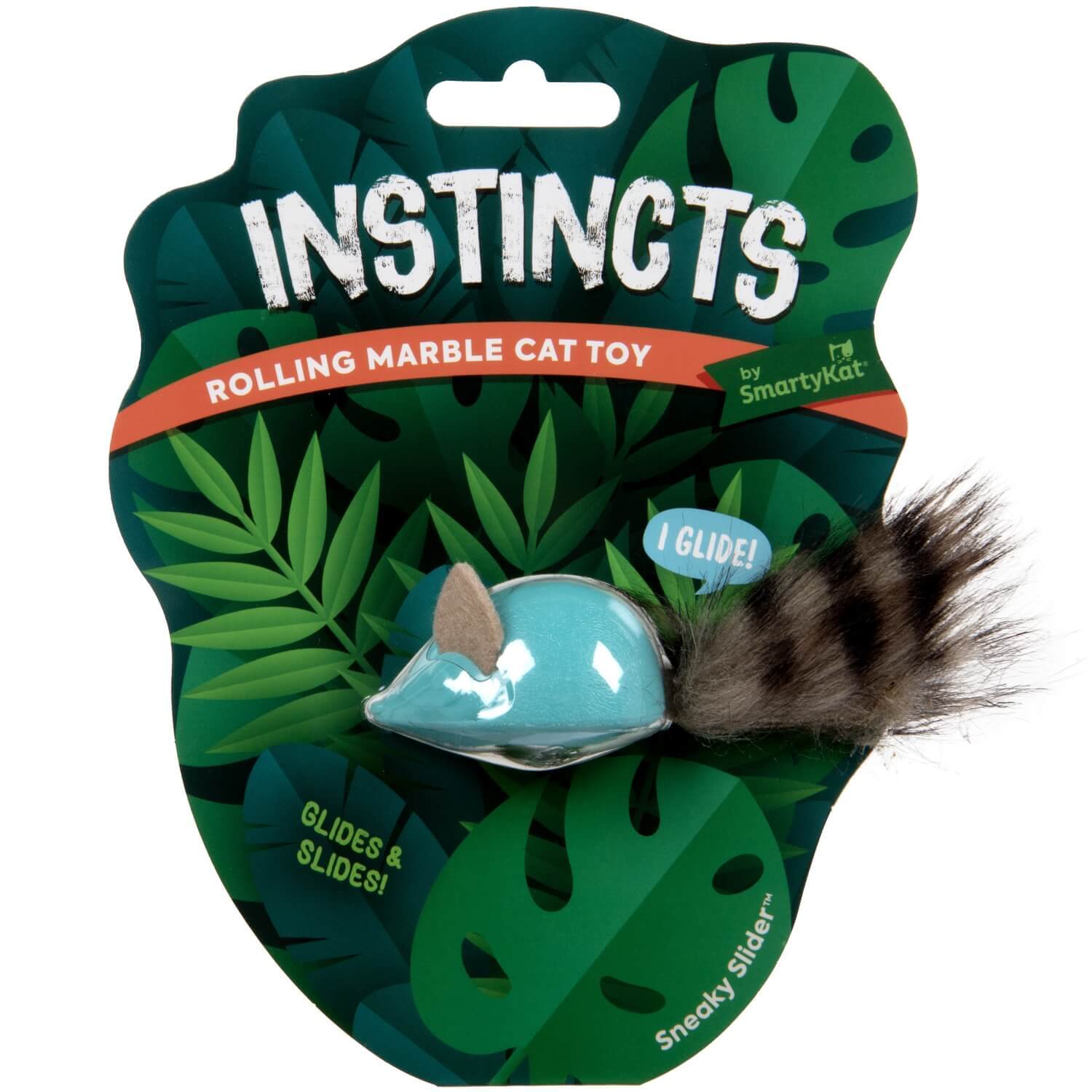 Instincts By Smarty Kat® By Smarty Kat® Sneaky Slider Rolling Marble Raccoon Cat Toy