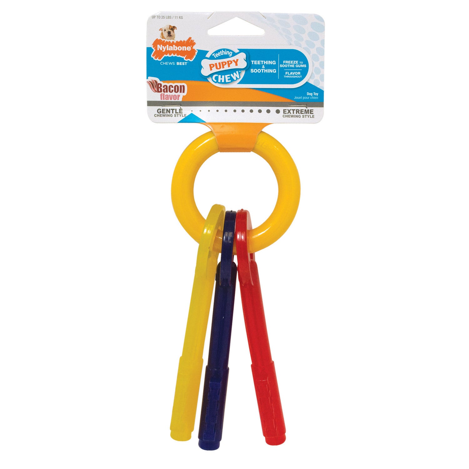Nylabone Puppy Chew Teething Keys Dog Chew Toy