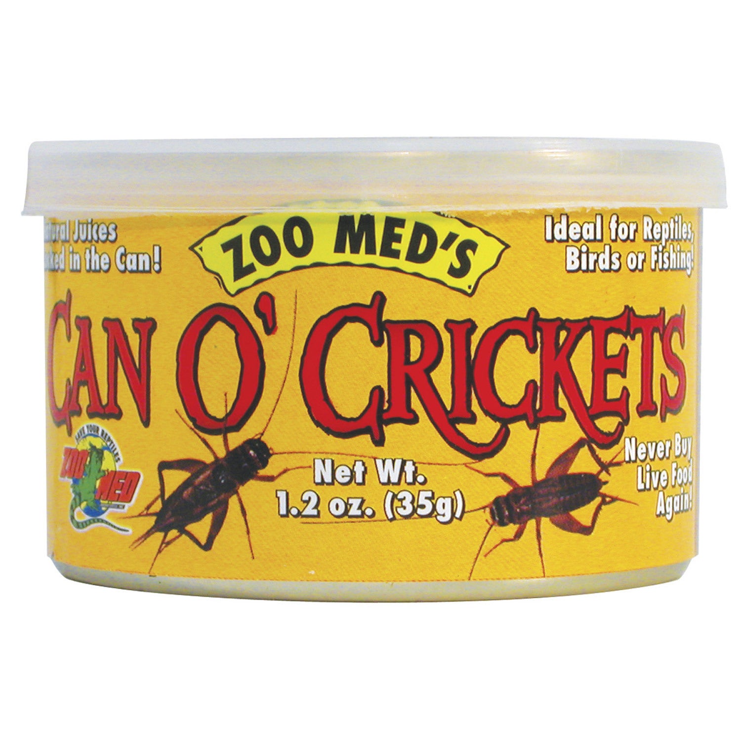 Zoo Med Can O' Crickets Reptile Food