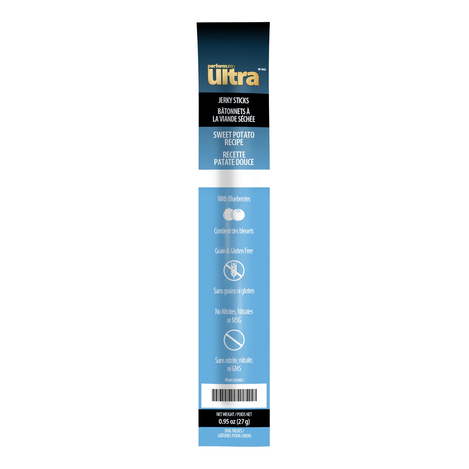 Performatrin Ultra Jerky Sticks Sweet Potato Dog Treats, 1-Each