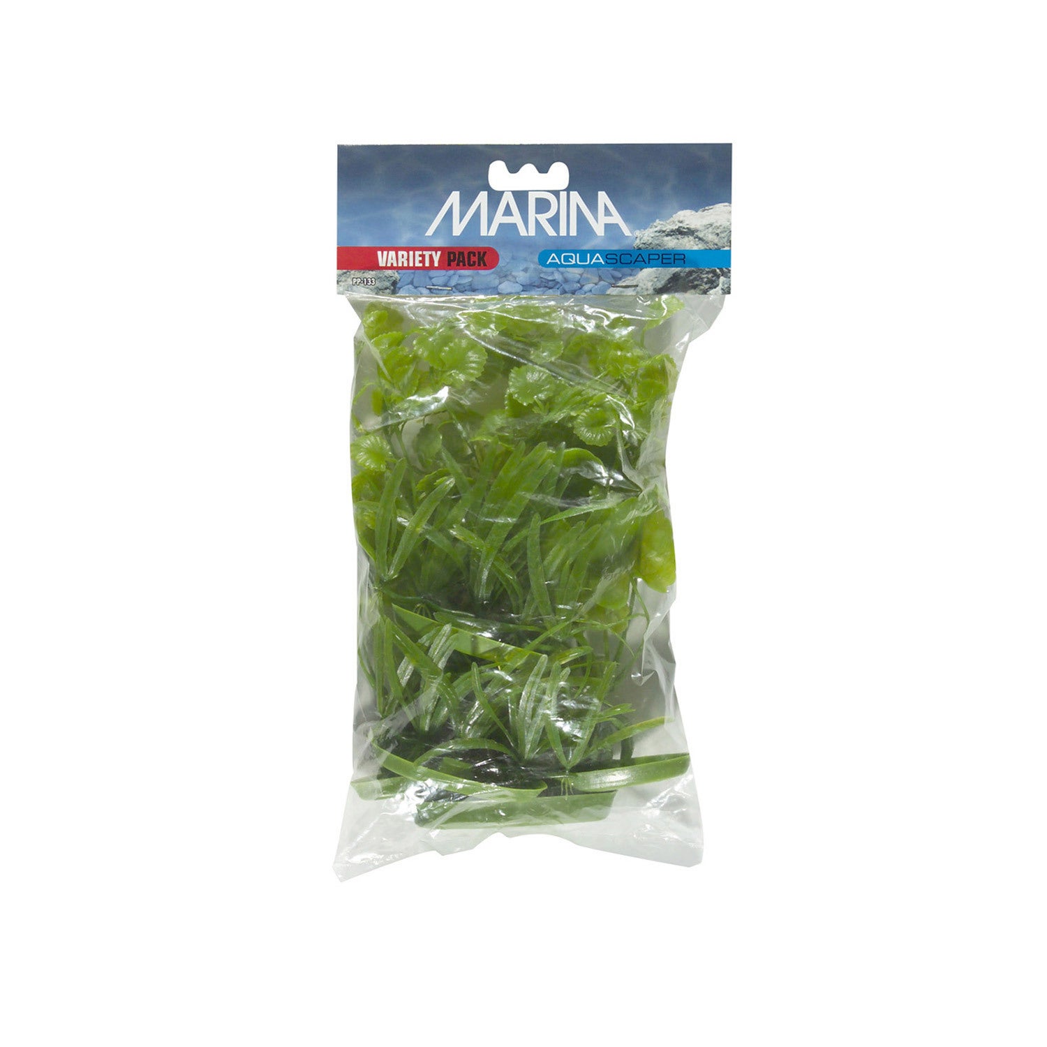 Marina Plastic Plant Variety Pack Jumbo Aquarium Plant