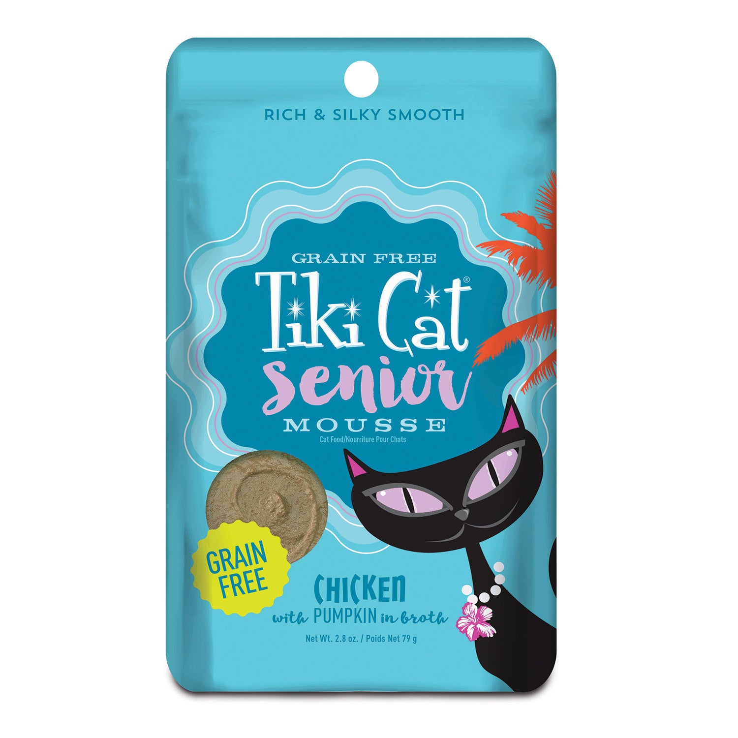 Tiki Cat Velvet Mousse Senior Chicken With Pumpkin Cat Food