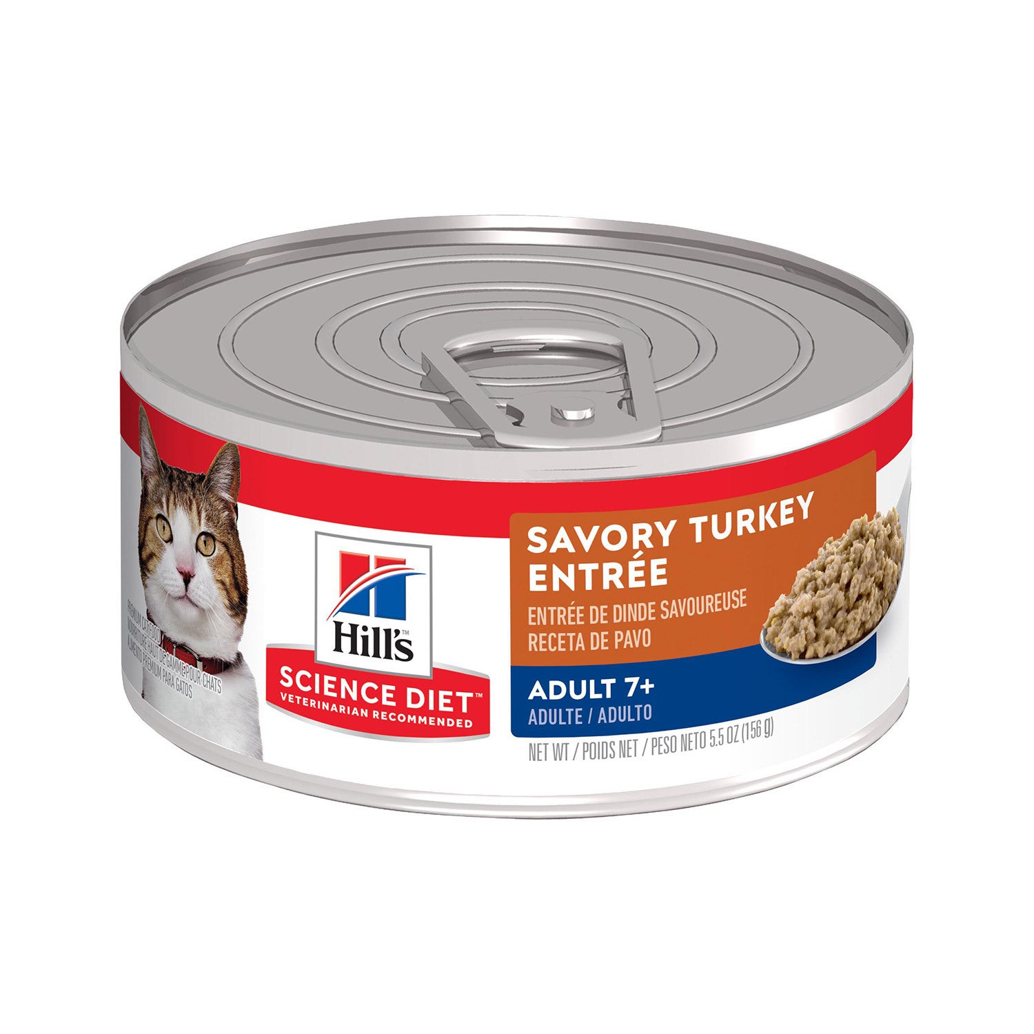 Hill's Science Diet Senior 7+ Savory Turkey Entree Wet Cat Food
