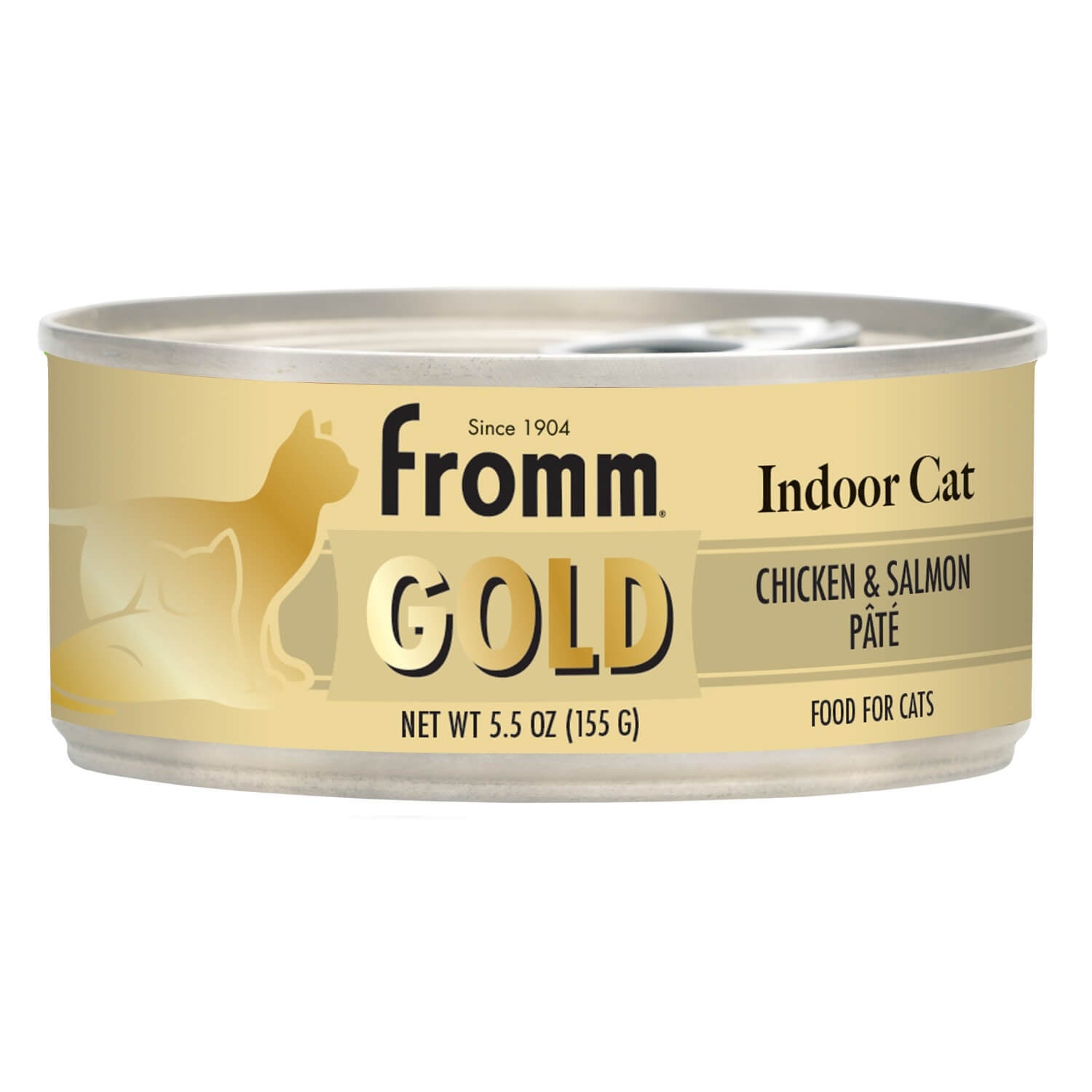 Fromm Gold Indoor Cat Chicken & Salmon Pâté Food For Adult Cats 5.5 Oz