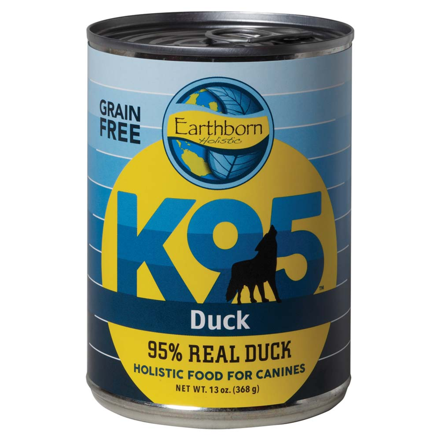 Earthborn Holistic Grain-Free K95 Meat Protein Wet Dog Food Duck 13-Oz Can Pack Of 12