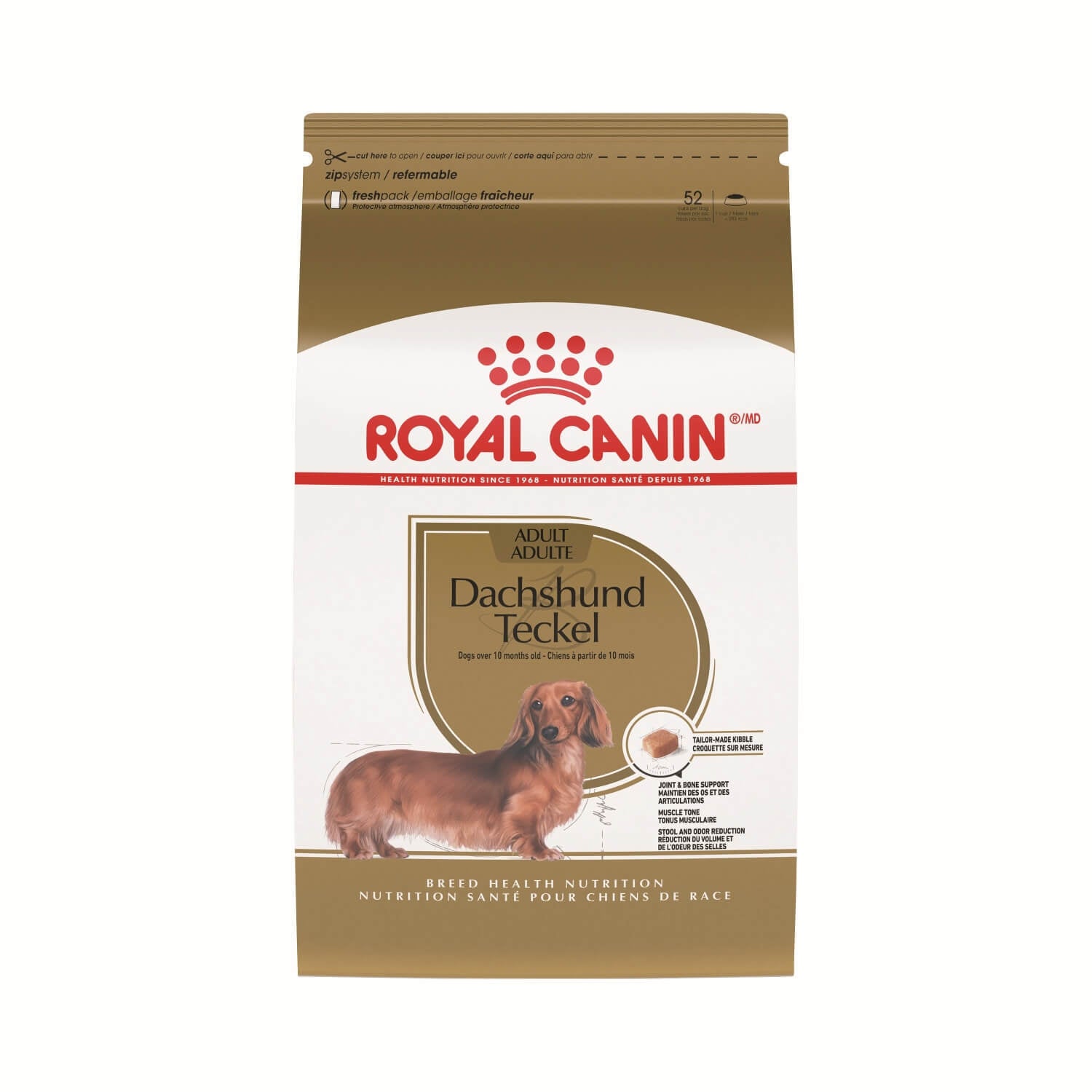 Royal Canin Dachshund Adult Dry Dog Food, 10-Lb Bag