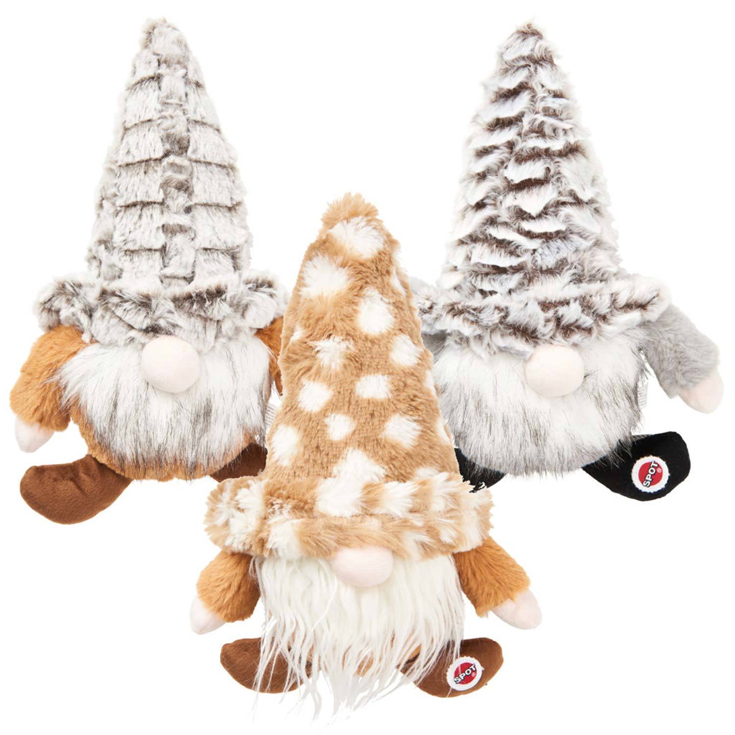 Spot Woodsy Gnomes 12 Plush Dog Toy, Assorted