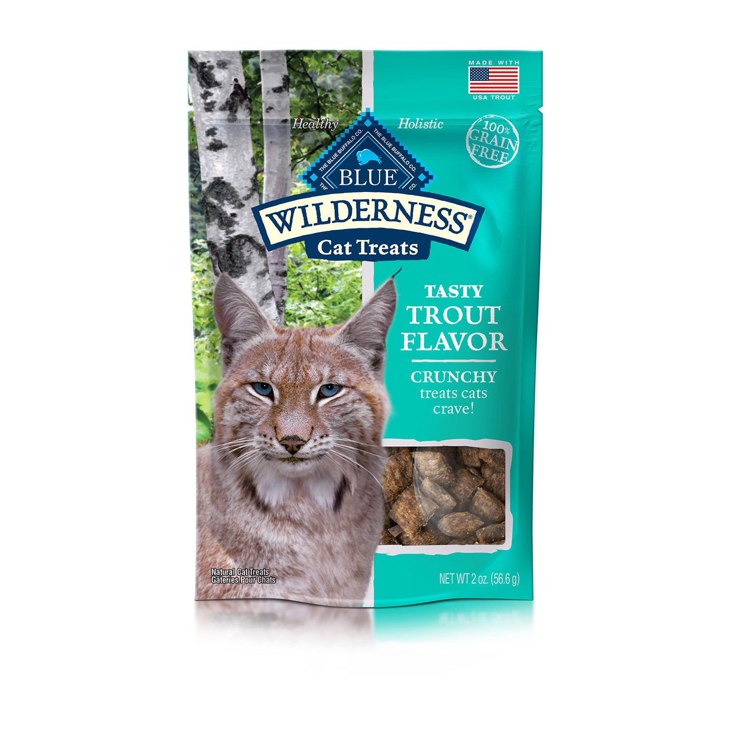 Blue Buffalo Wilderness Crunchy Trout Flavor Cat Treat