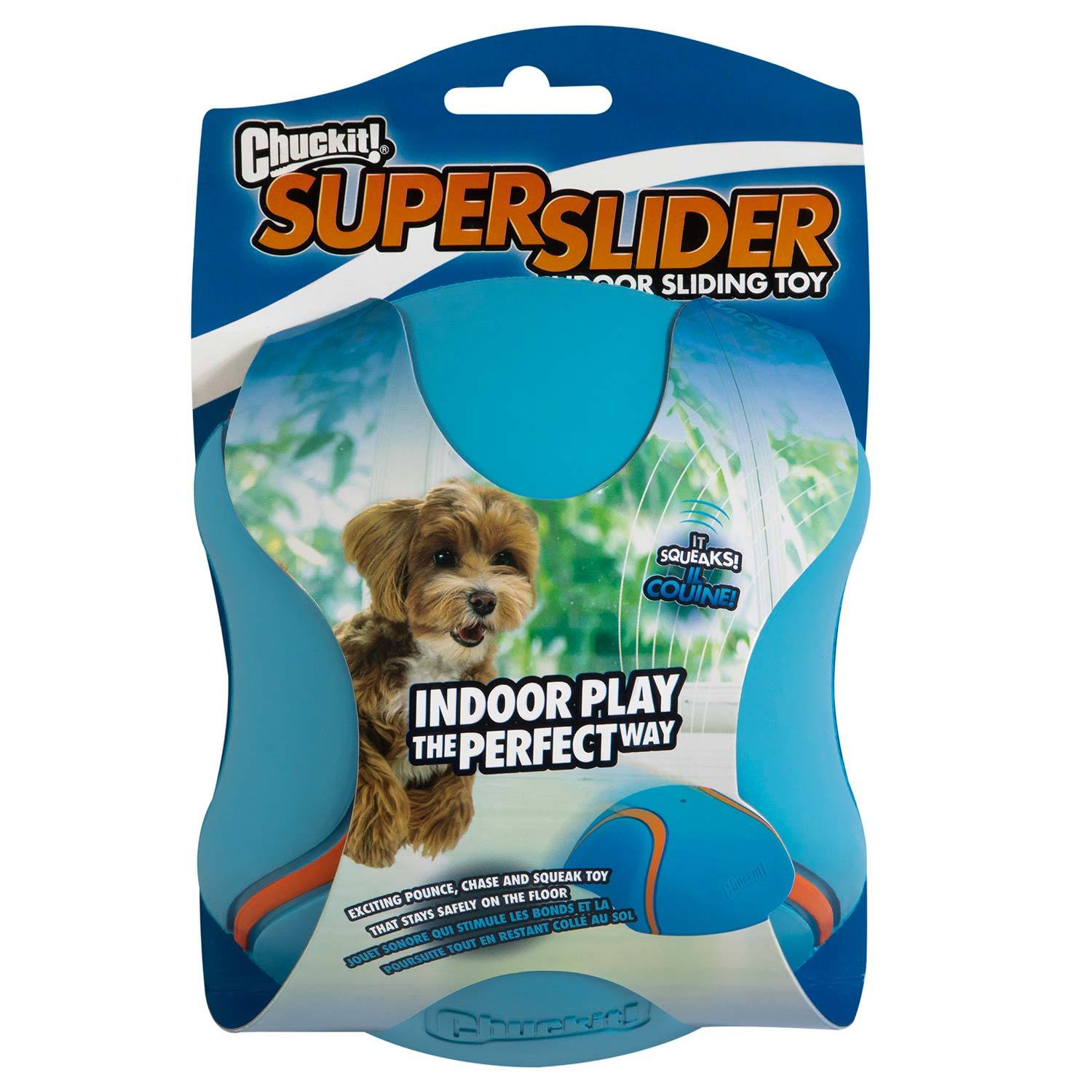 Chuckit! Indoor Super Slider Squeaky Fetch Dog Toy