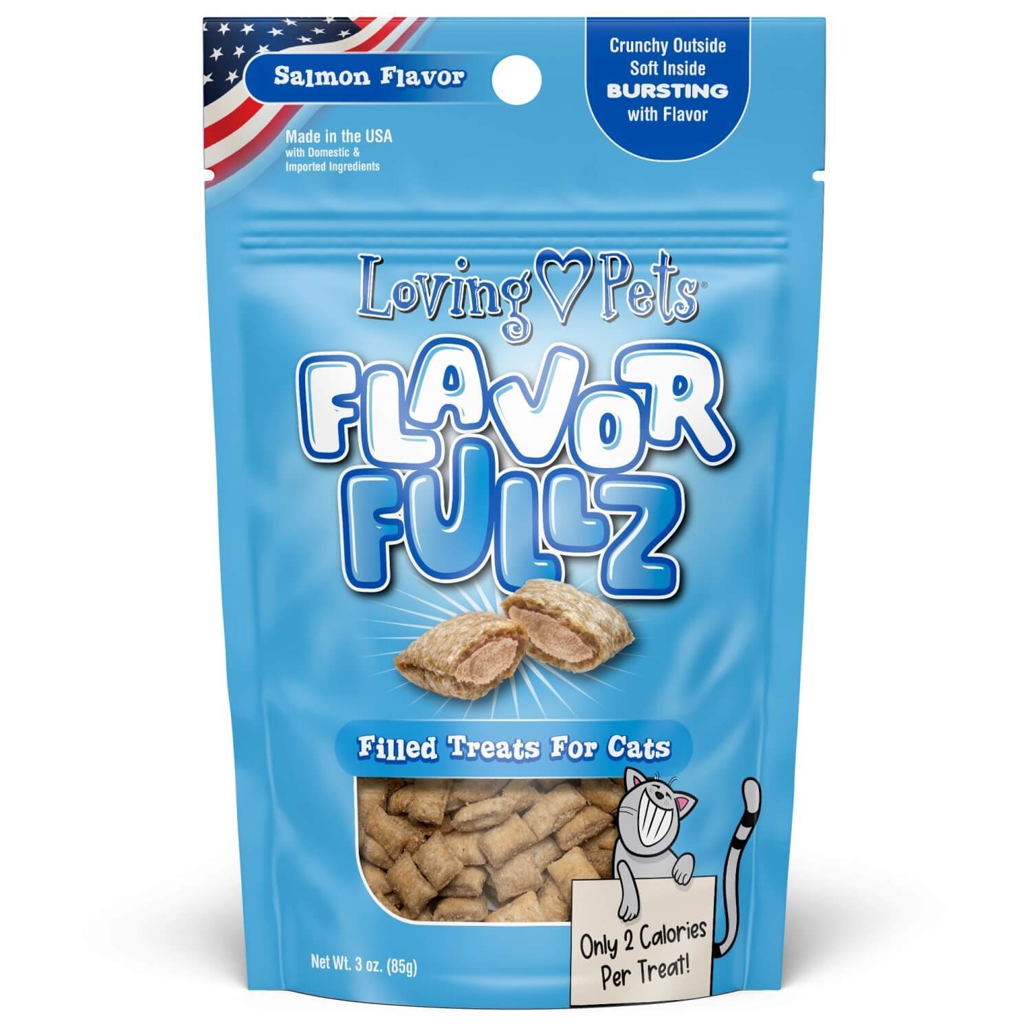 Loving Pets Flavorfullz Salmon Flavored Cat Treats