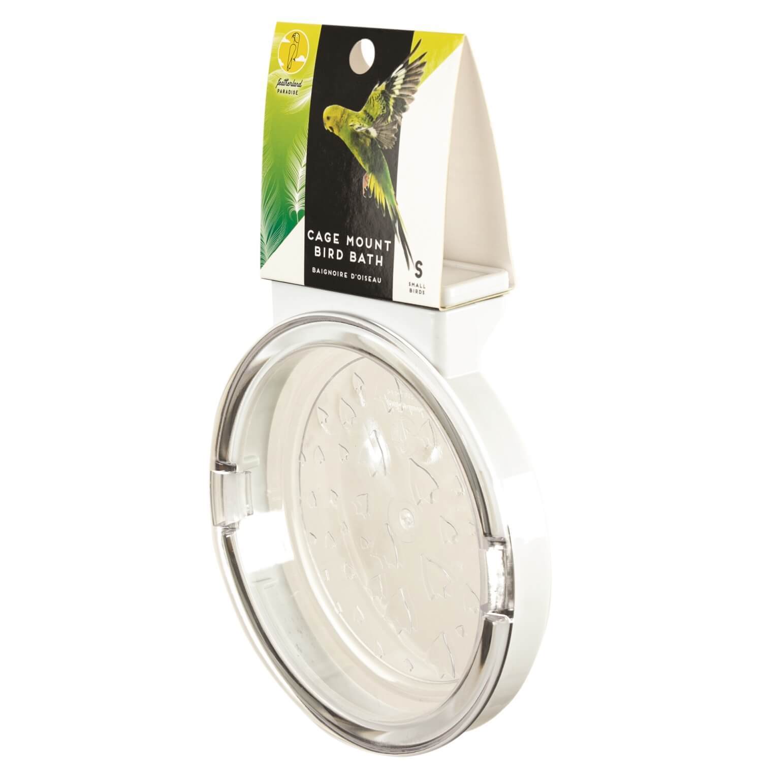 Caitec Cage Mount Shallow Bath For Birds