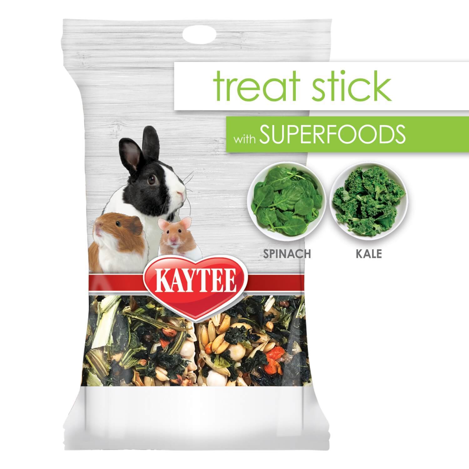 Kaytee Treats Stick With Superfoods, Spinach & Kale