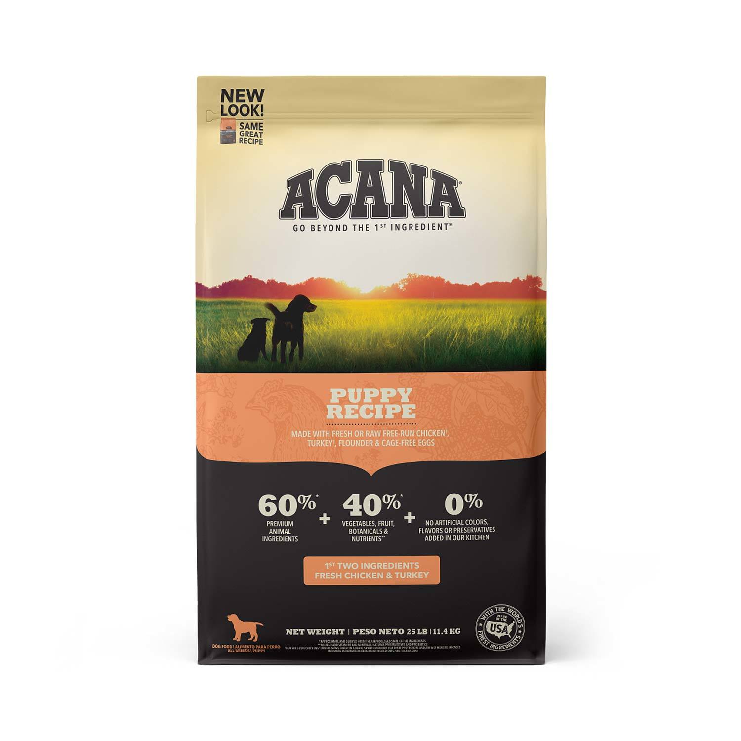 Acana Grain-Free Dry Dog Food, Puppy Recipe, 4.5-Lb Bag