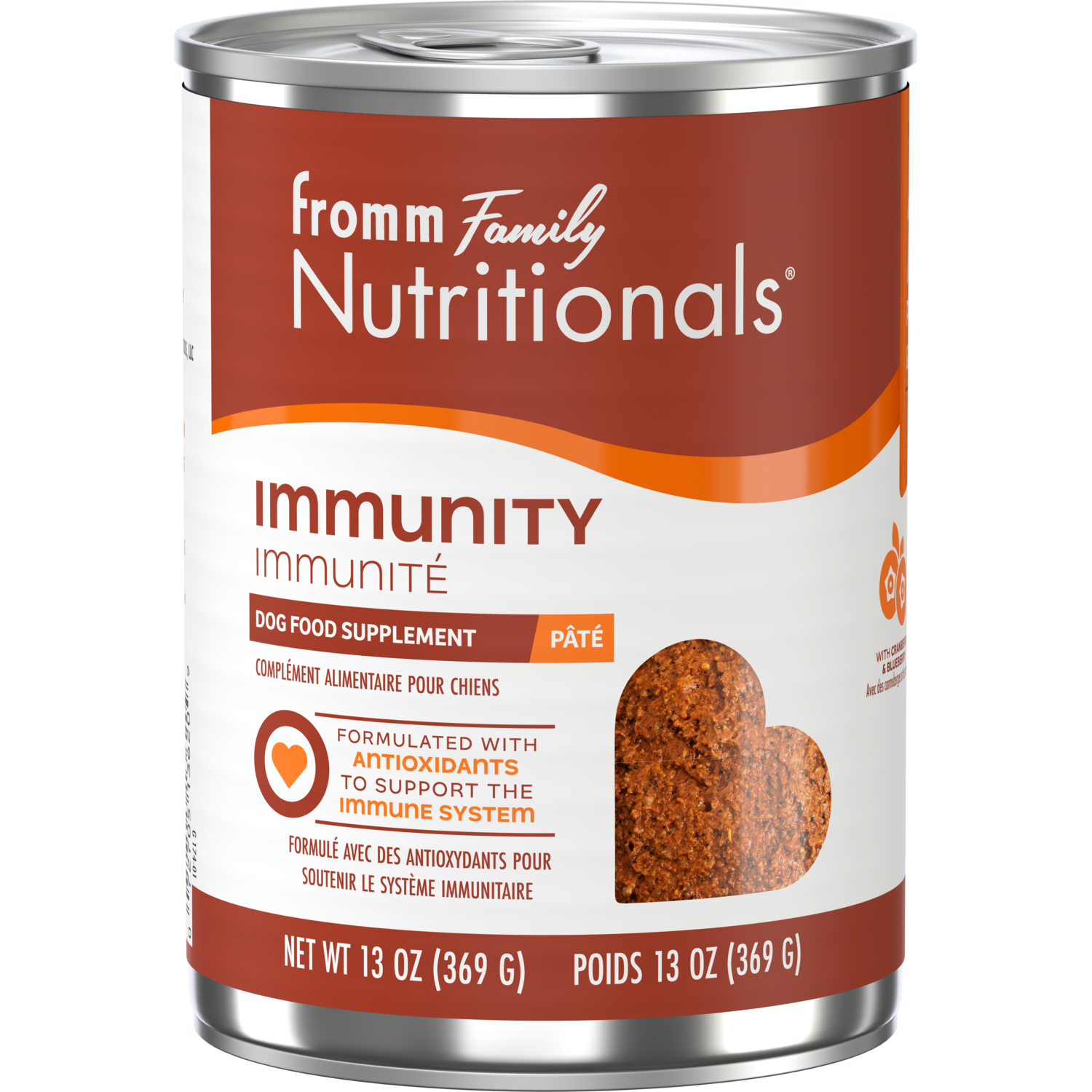 Fromm Nutritionals Immunity Supplement Pate Wet Dog Food, 13-Oz Can