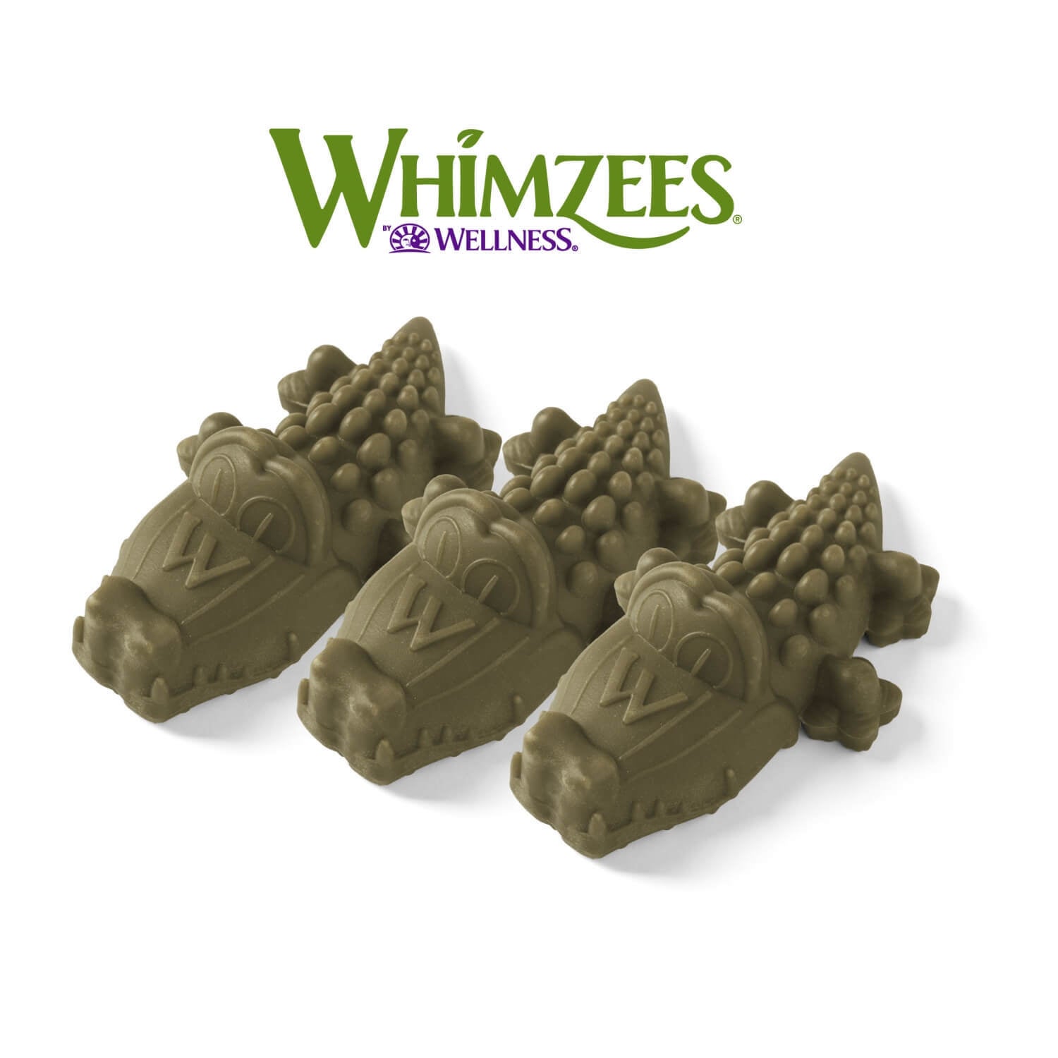 Whimzees Alligator Natural Grain Free Dental Dog Treats, Large, 1 Count