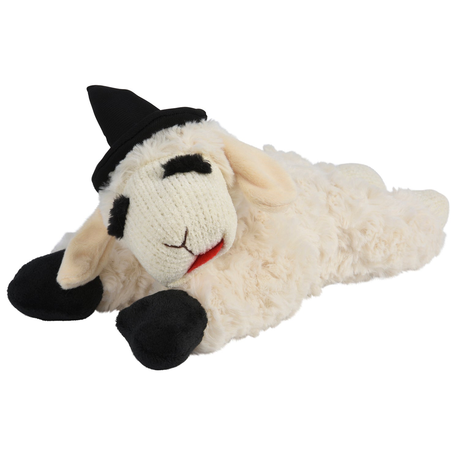 Multipet Halloween Lamb Chop Witch Squeaky Plush Dog Toy, Large, 10.5-Inches