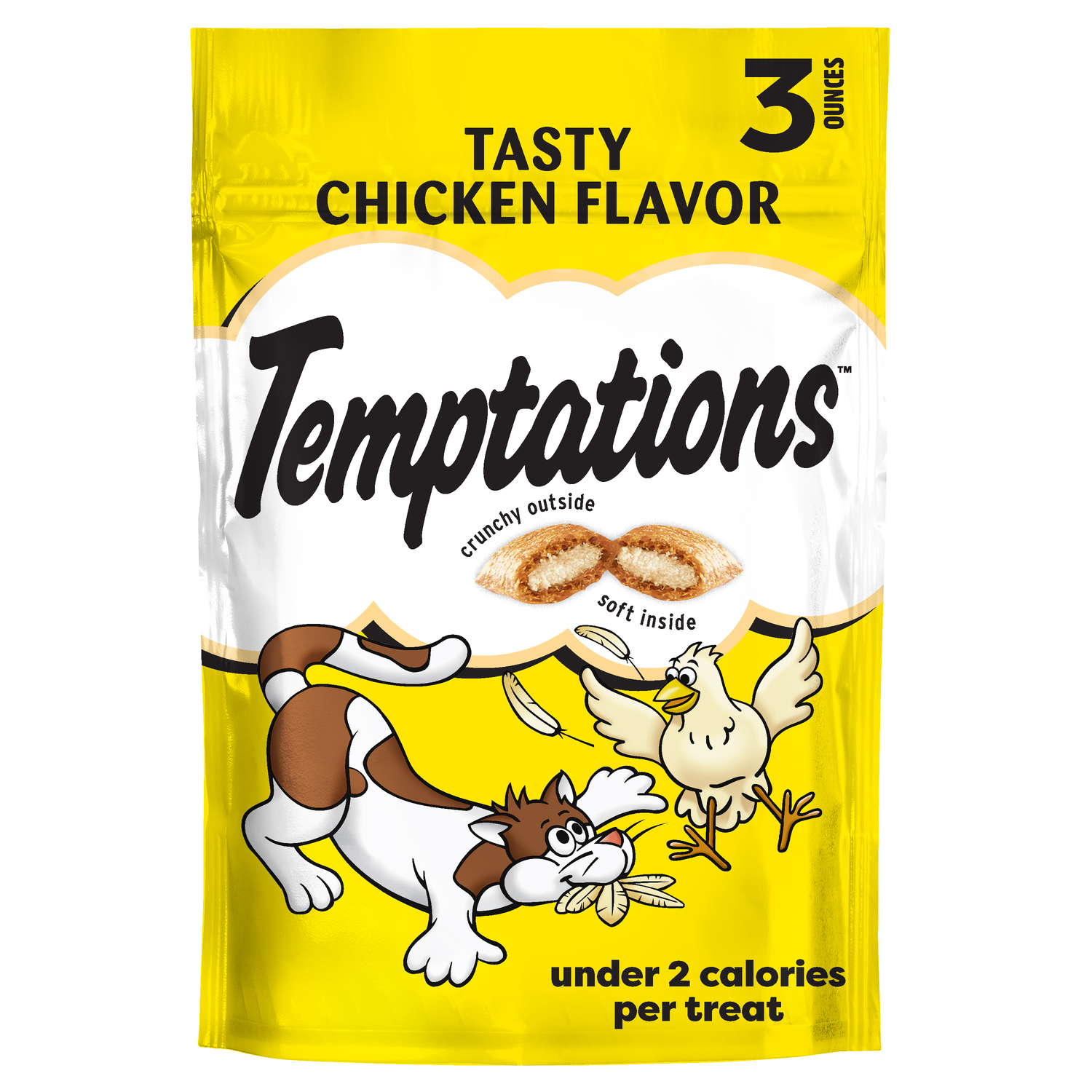 Temptations Classic Crunchy & Soft Tasty Chicken Cat Treats, 16-Oz