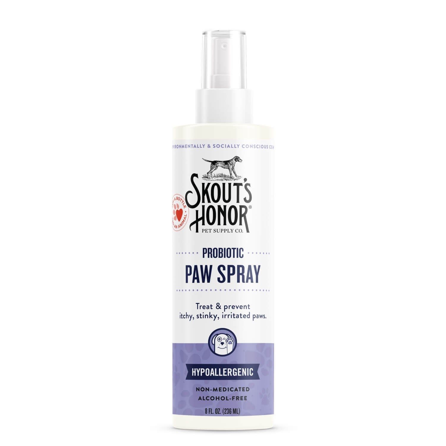 Skouts Honor Probiotic Paw Spray For Dogs, 8-Oz