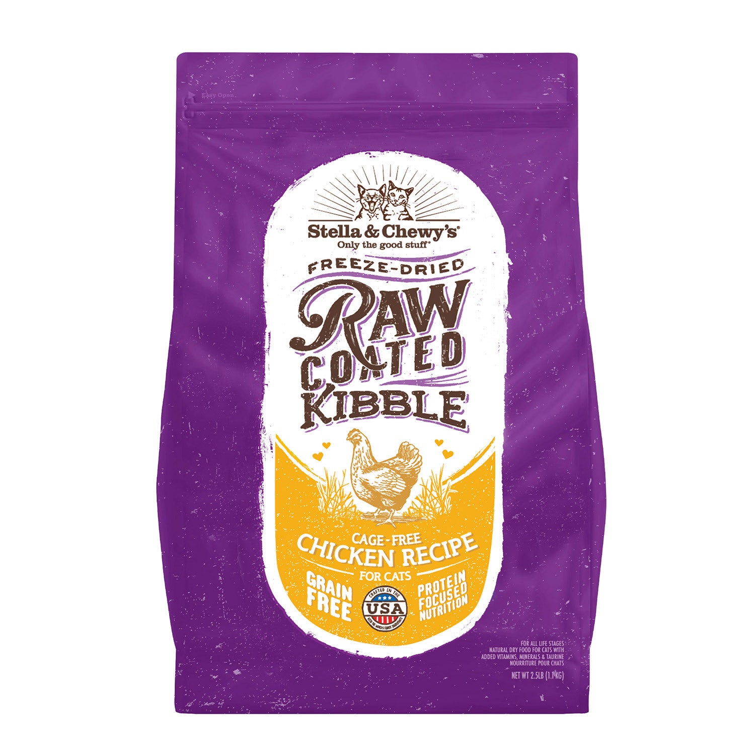 Stella & Chewy's Raw Coated Cage-Free Chicken Recipe Dry Cat Food