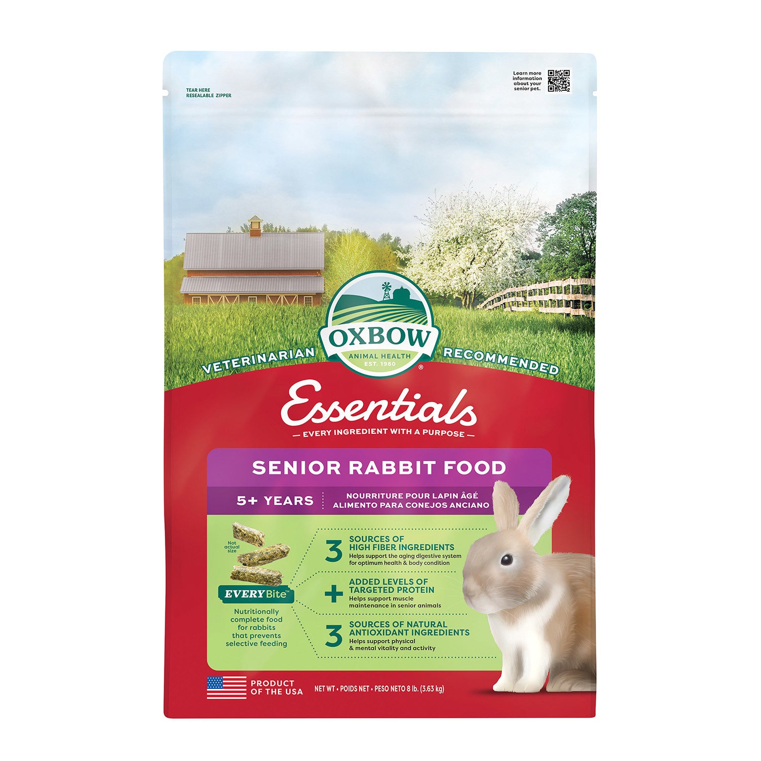 Oxbow Essentials Senior Rabbit Food