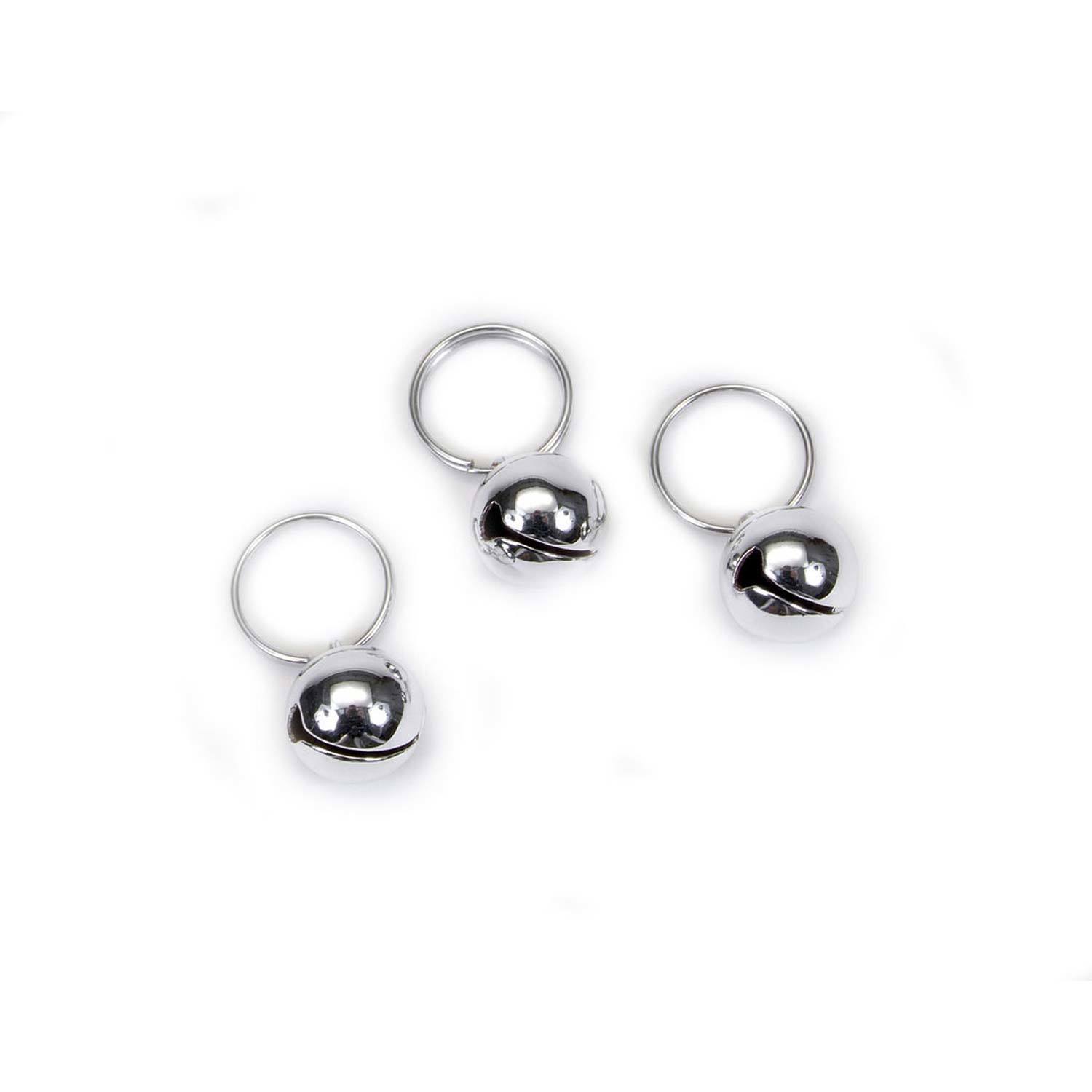 Coastal Pet Products Lil Pals Round Dog Bells, Silver
