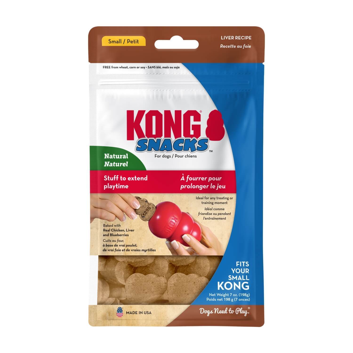 Kong Snacks® Liver Biscuits Dog Treats, Small