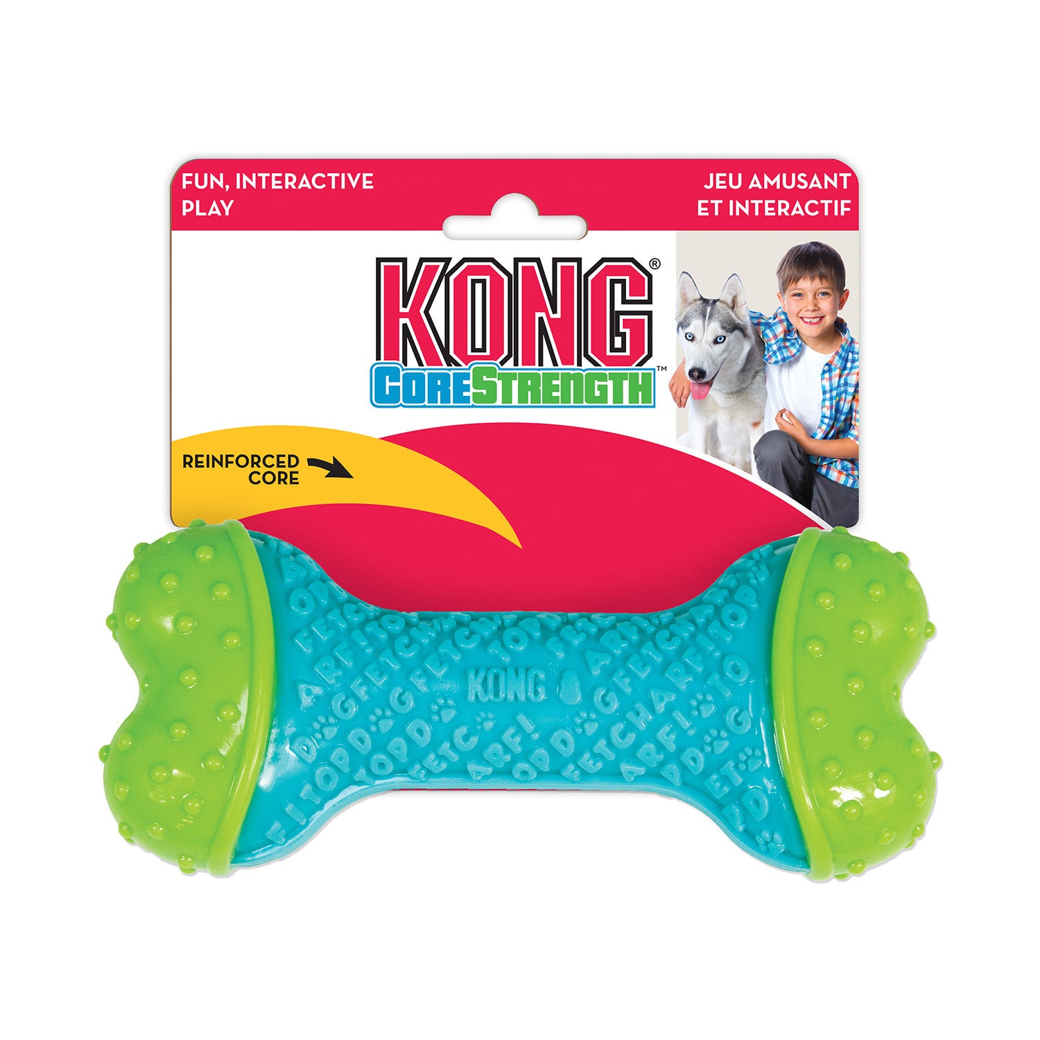 Kong Corestrength Durable Textured Bone Dog Toy