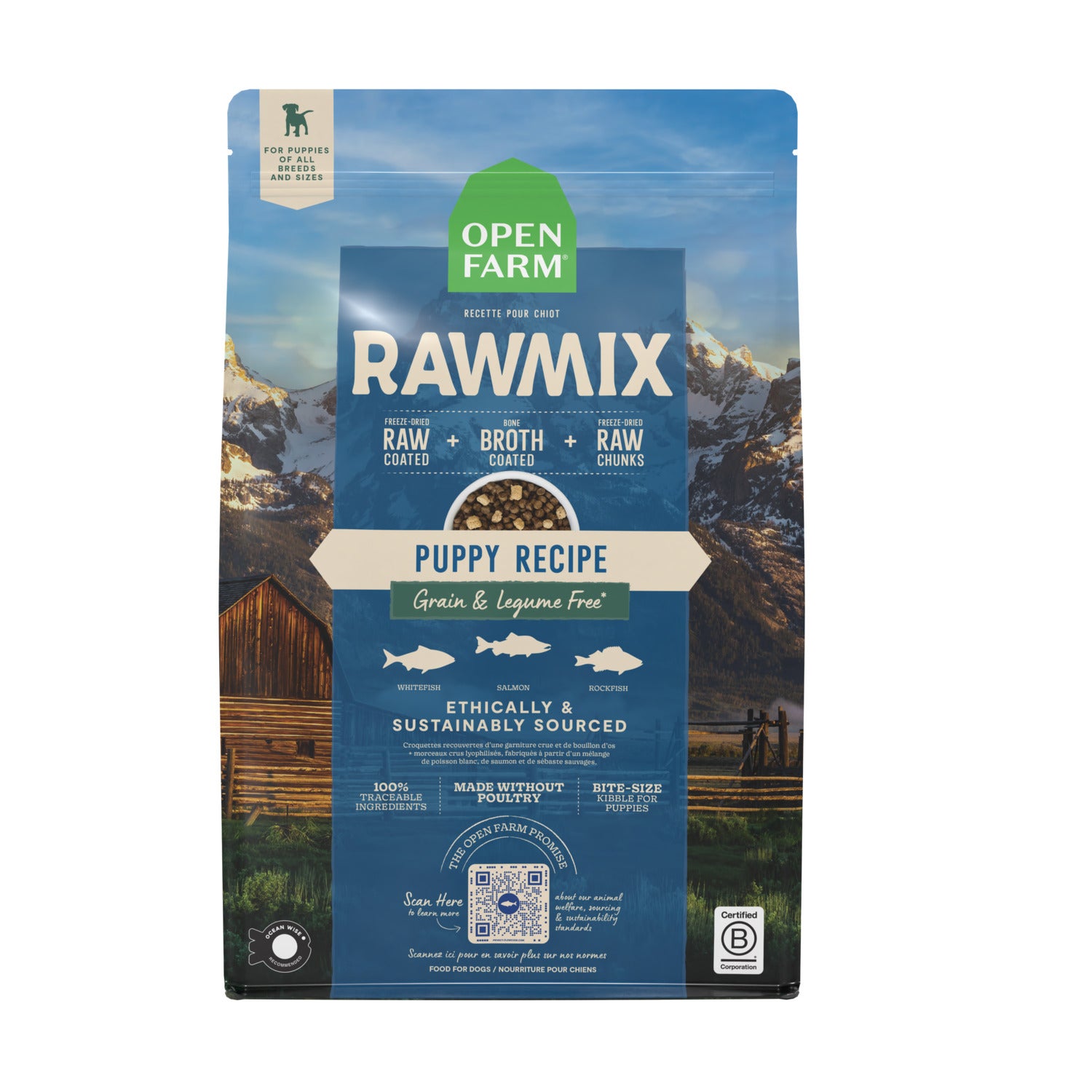 Open Farm Rawmix Puppy Grain Free Dry Dog Food Recipe, 3.5-Lb.