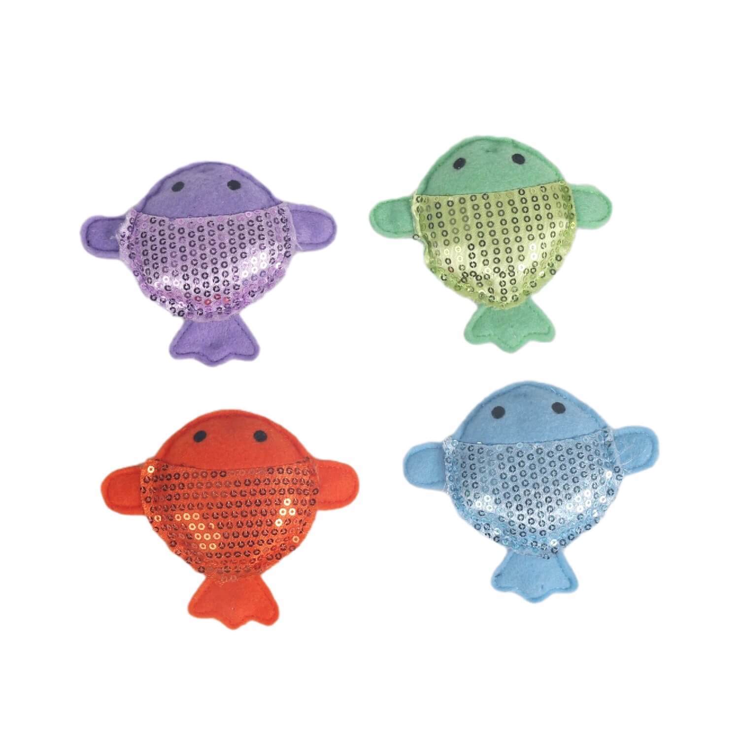 #Bff Sequin Fish Cat Toy