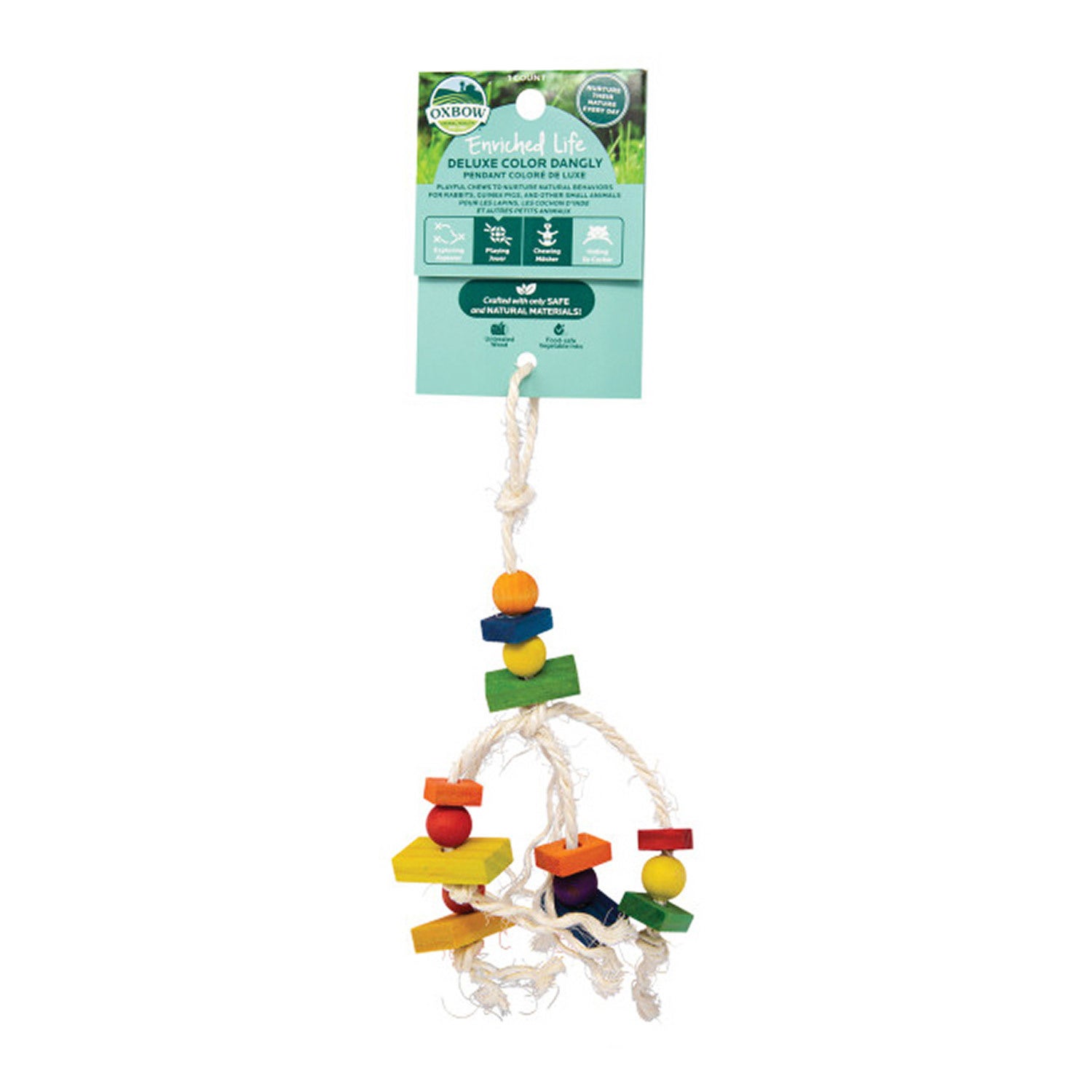 Oxbow Enriched Life Deluxe Color Dangly Toy For Small Animals