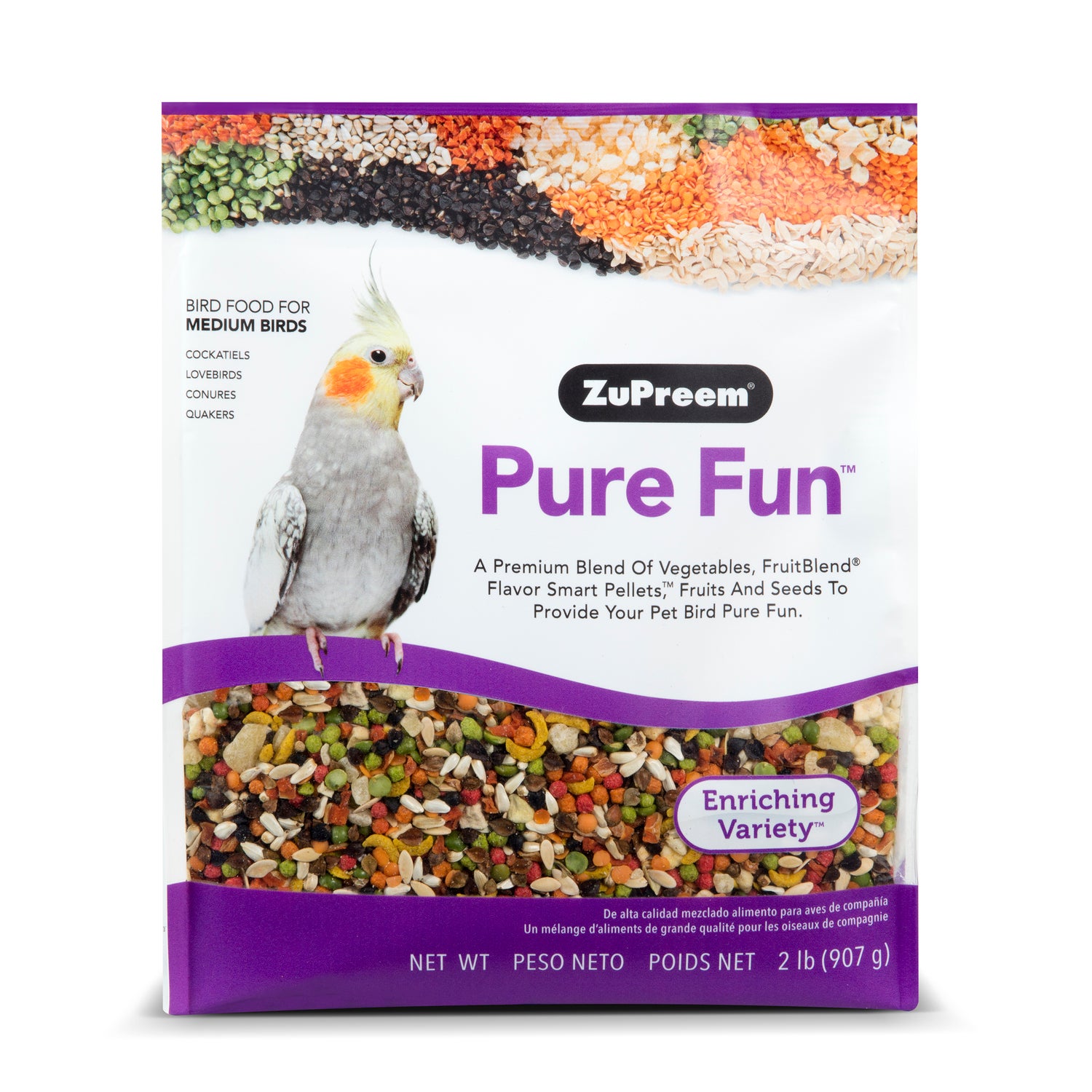 Zupreem Pure Fun For Medium Birds Bird Food