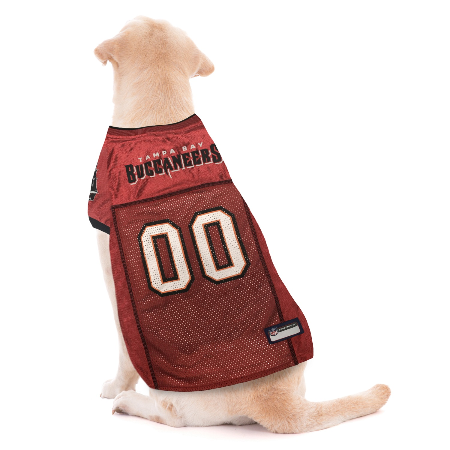 Pets First Tampa Bay Buccaneers Mesh Dog Football Jersey, Extra Large