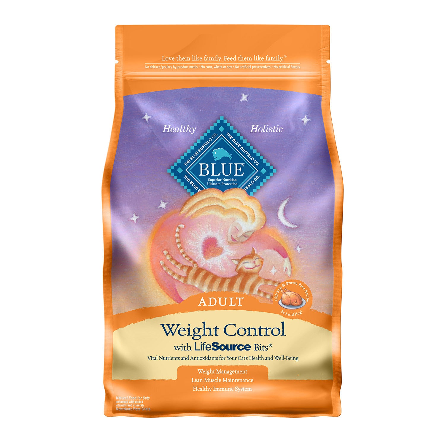 Blue Buffalo Weight Control Chicken & Brown Rice Recipe Adult Cat Food