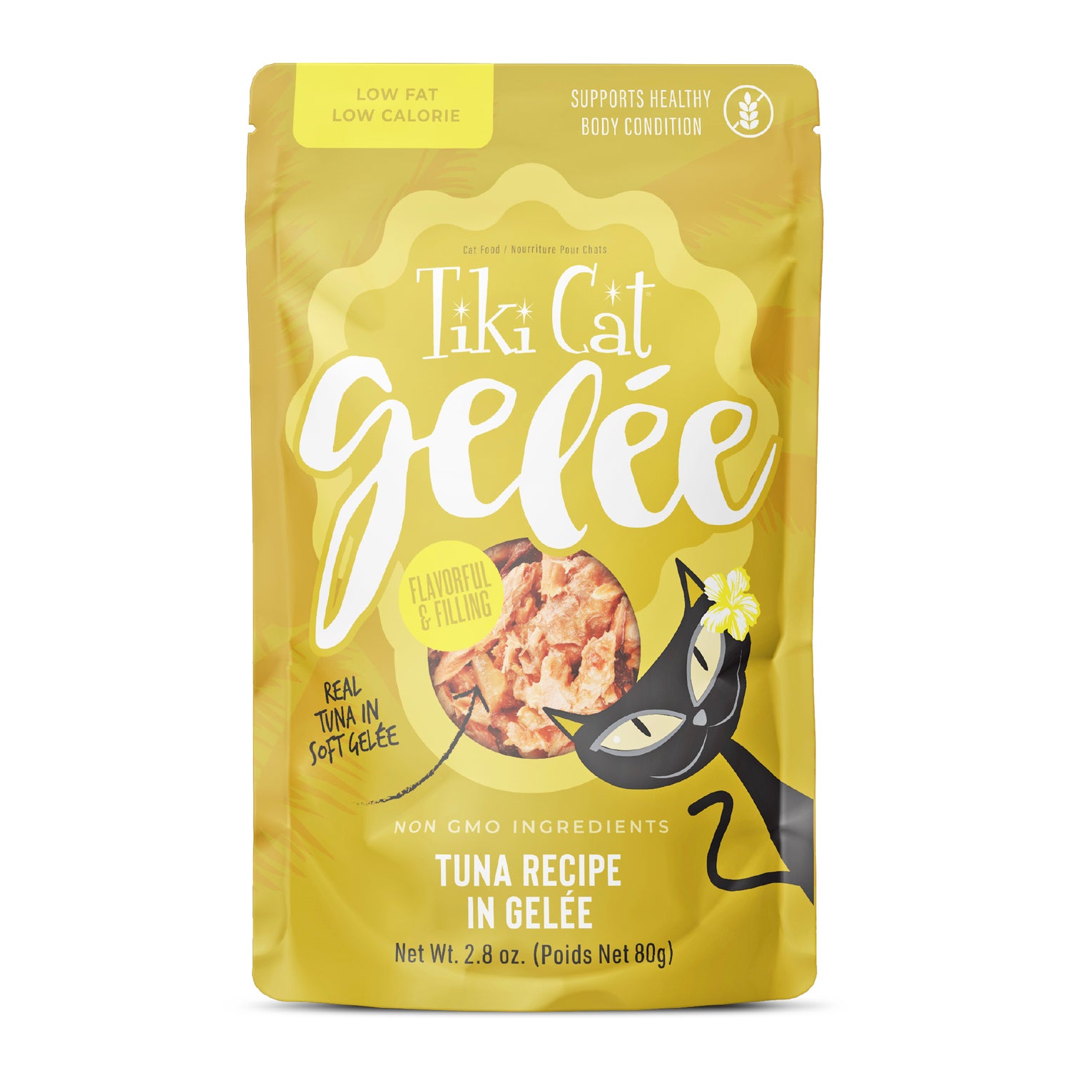 Tiki Cat Gelee Wet Cat Food, Tuna, 2.8 Oz. Pouch
