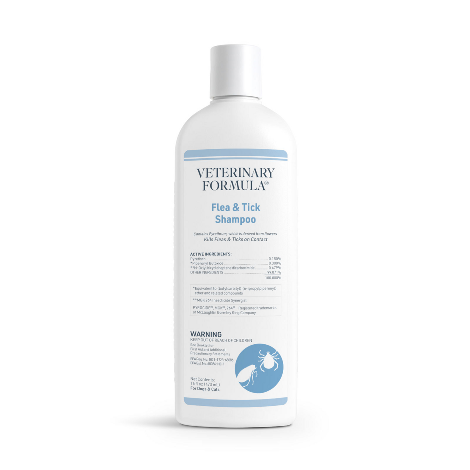 Veterinary Formula Clinical Care Flea And Tick Shampoo For Dogs & Cats