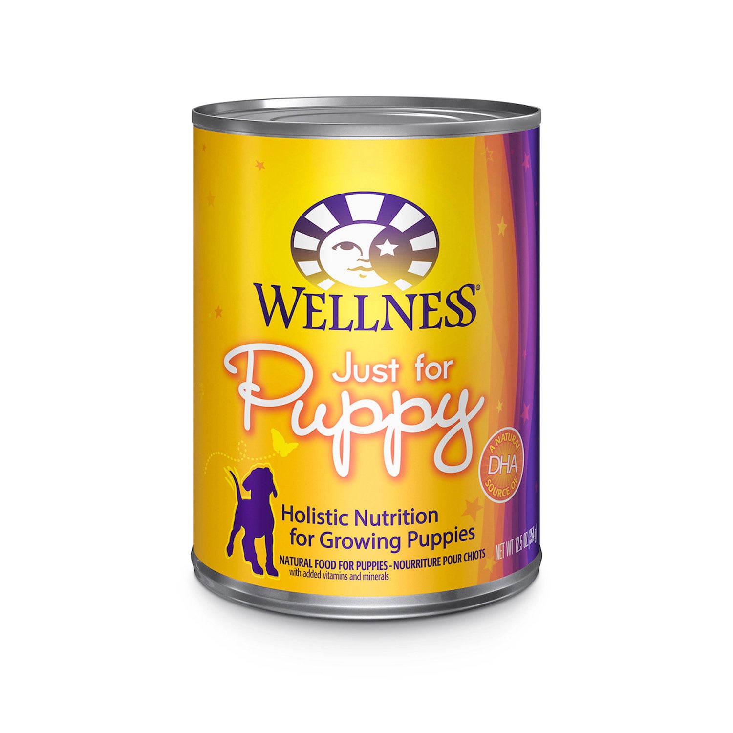 Wellness Complete Health Natural Wet Canned Puppy Food, Puppy Chicken & Salmon 12.5-Ounce Can