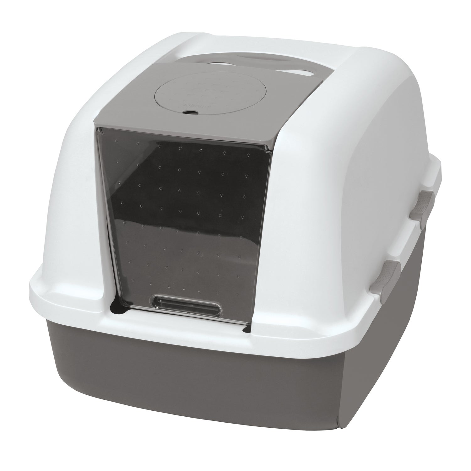 Catit Airsift Cat Litter Pan, Jumbo - Grey