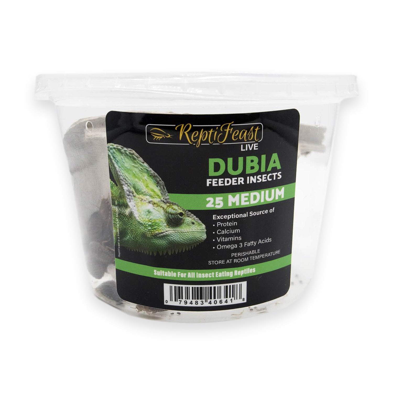 Reptifeast® Medium Dubia 25 Count