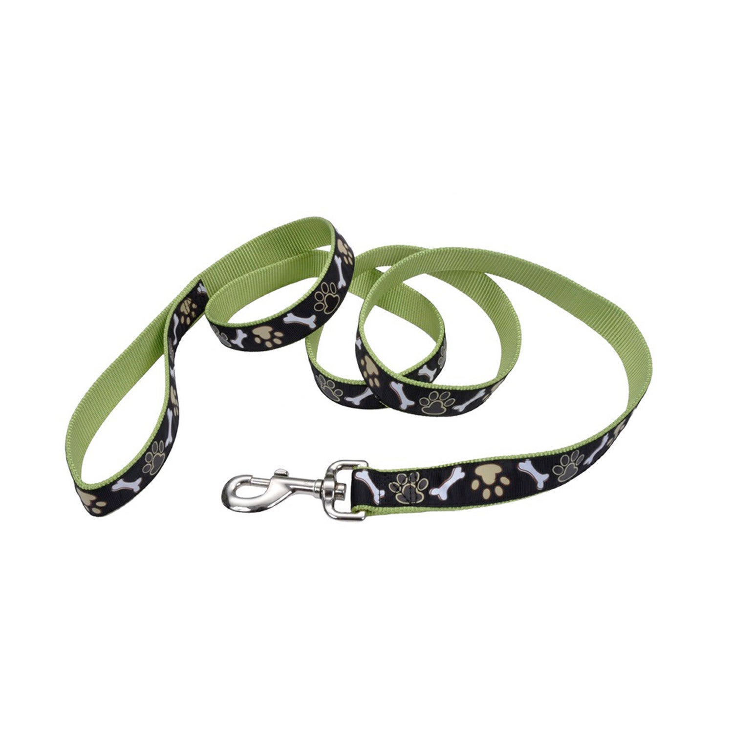 Coastal Pet Products Pet Attire Ribbon Nylon Dog Leash 1 - Lime