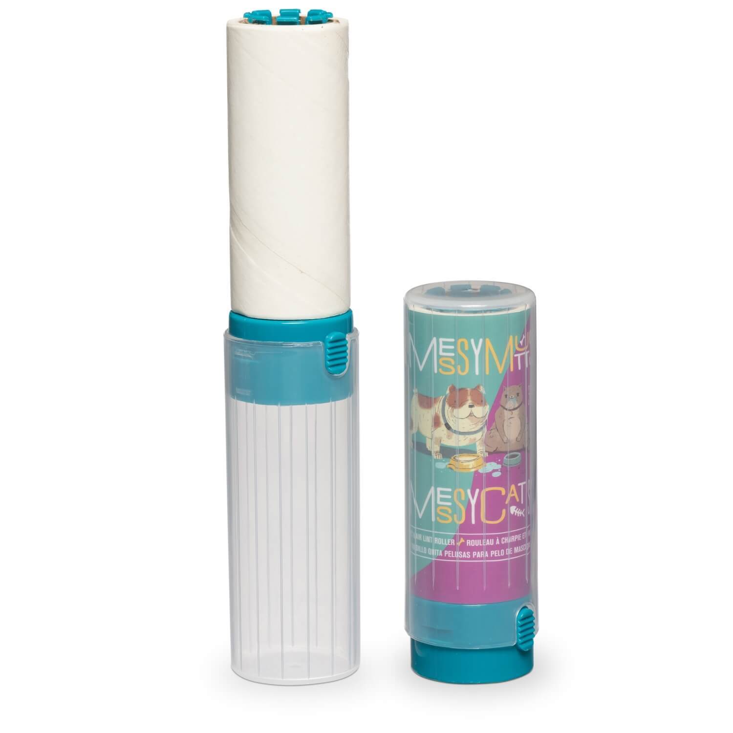 Messy Mutts Pet Hair & Lint Rollers, Travel Size, 24 Pieces