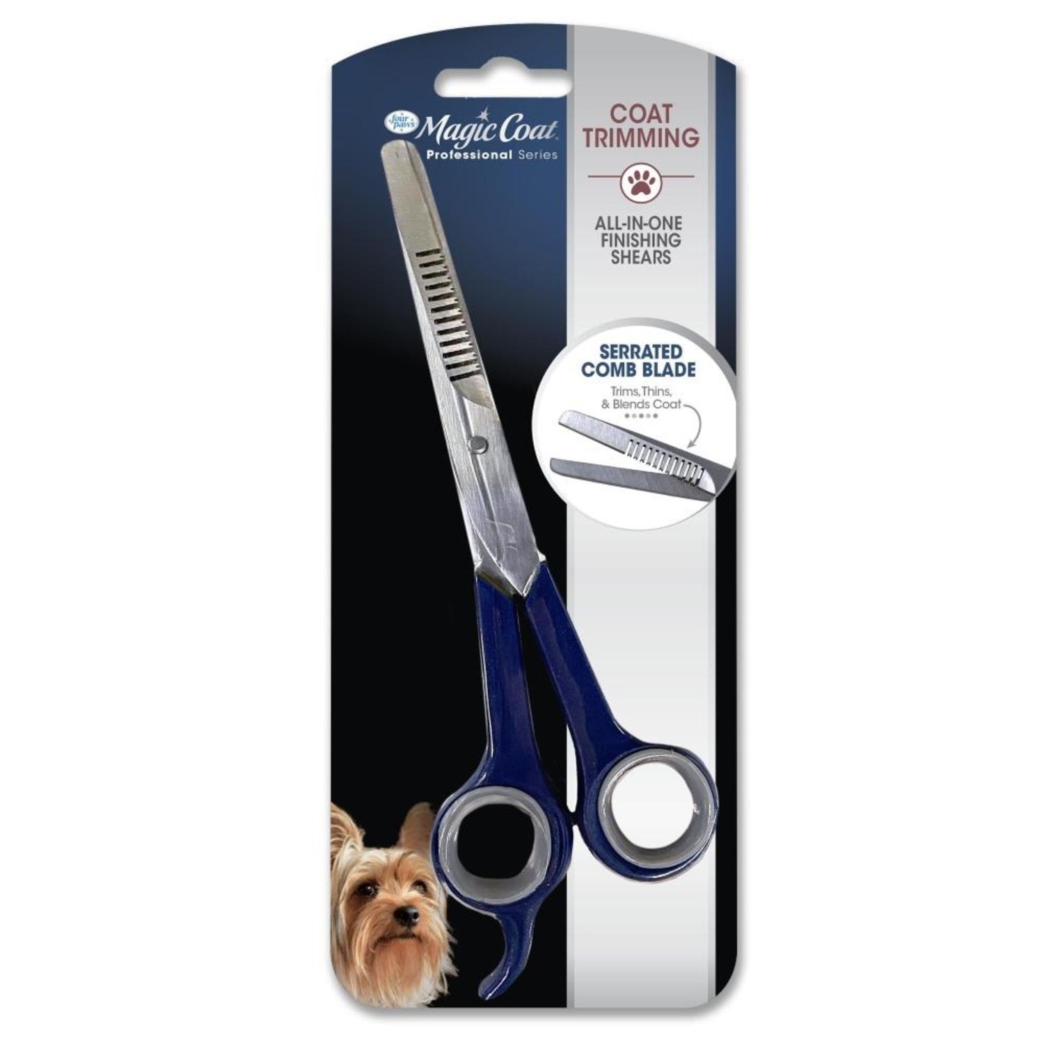 Four Paws Magic Coat Professional Series All-In-One Finishing Dog Grooming Shears