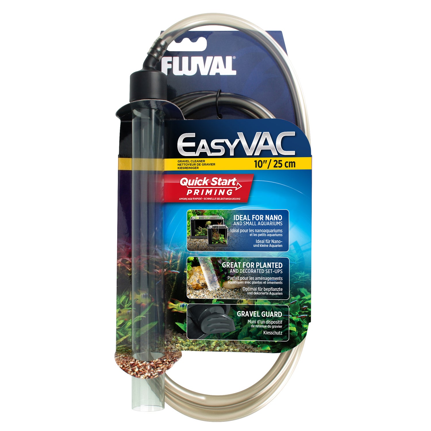 Fluval Easyvac Gravel Cleaner For Fish Aquariums, Mini