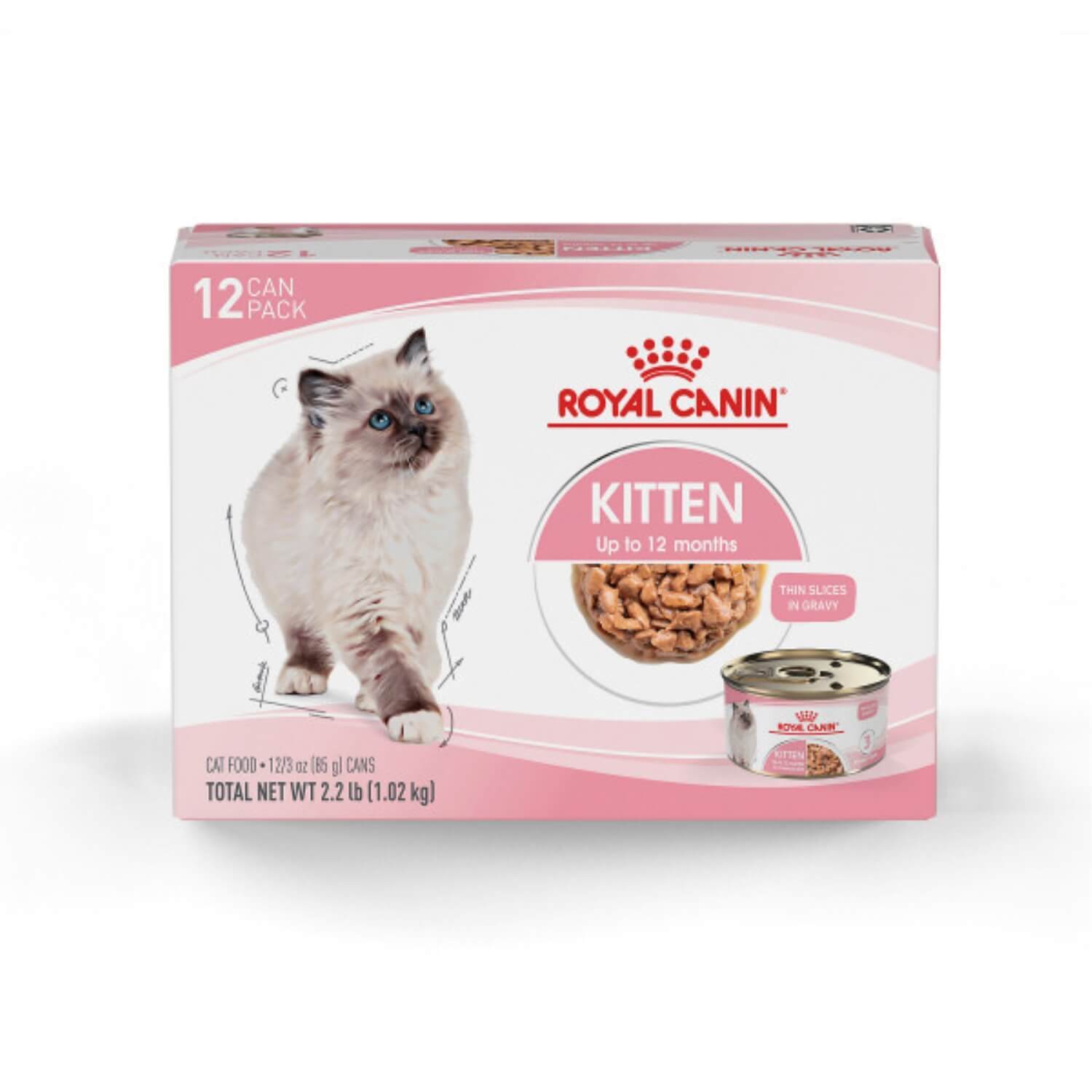 Royal Canin Feline Health Nutrition Kitten Thin Slices In Gravy Wet Cat Food