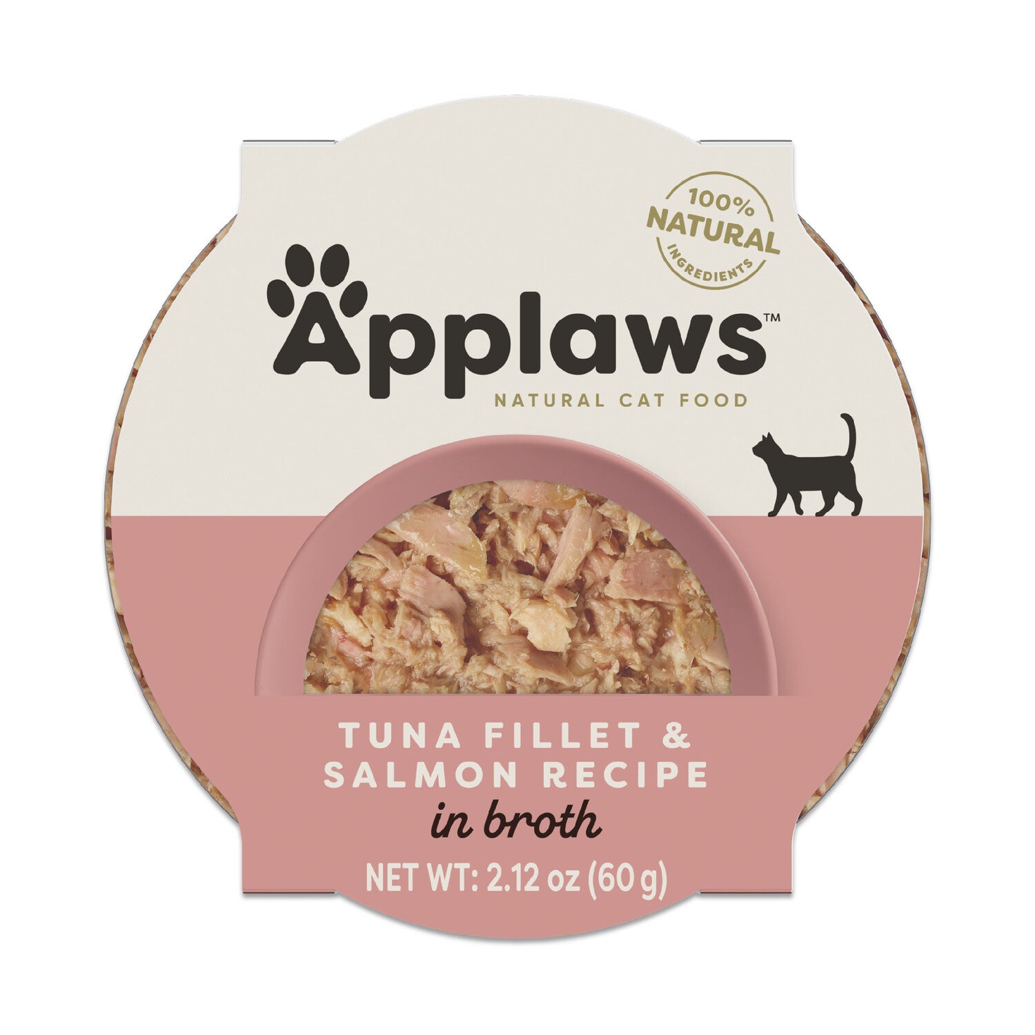 Applaws™ Cat Pot Tuna Fillet With Salmon In Broth, 2.12 Oz
