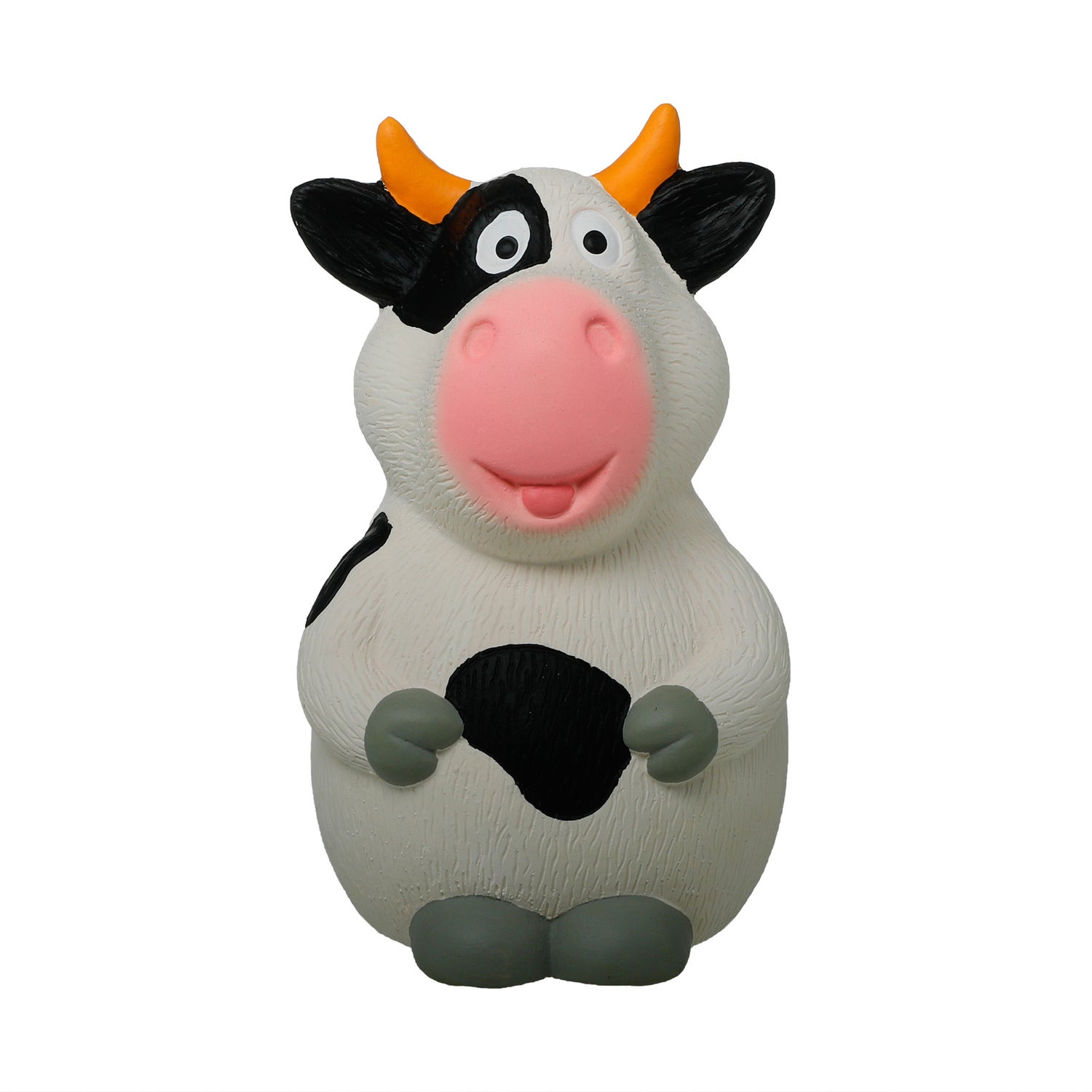 Territory Cow Latex Squeaker Dog Toy, 6