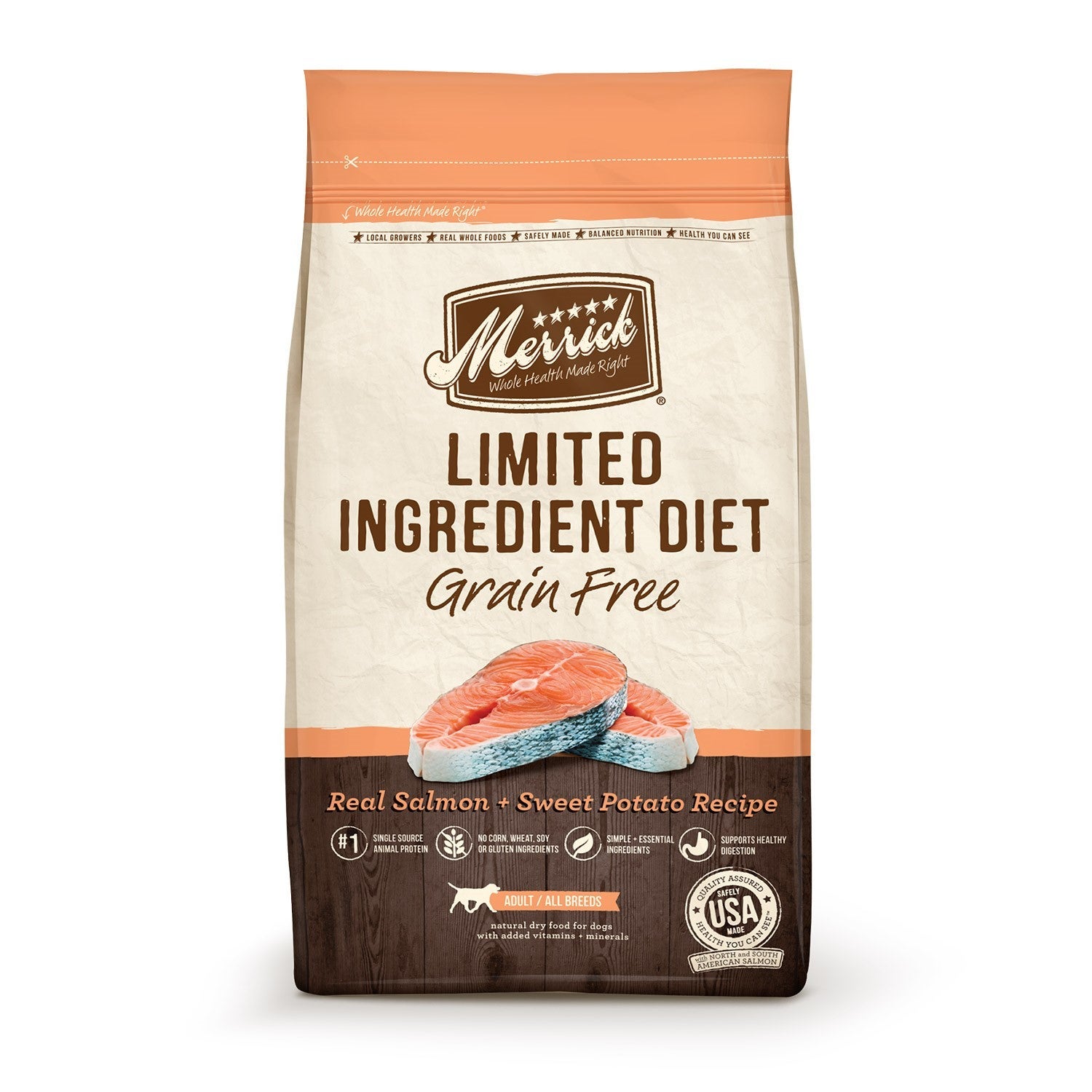 Merrick Limited Ingredient Diet Grain-Free Salmon & Sweet Potato Dry Dog Food