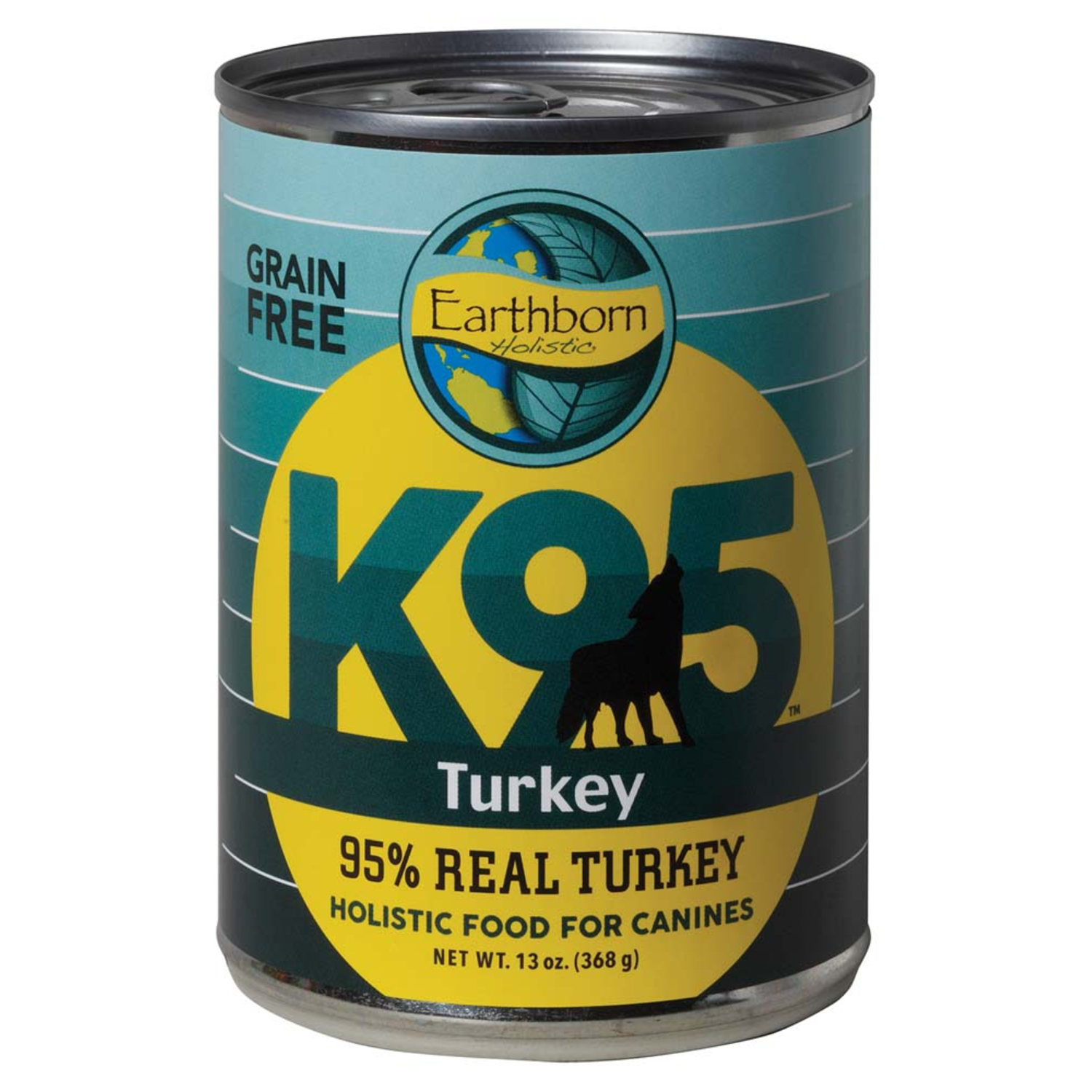 Earthborn Holistic Grain-Free K95 Meat Protein Wet Dog Food Turkey 13-Oz Can