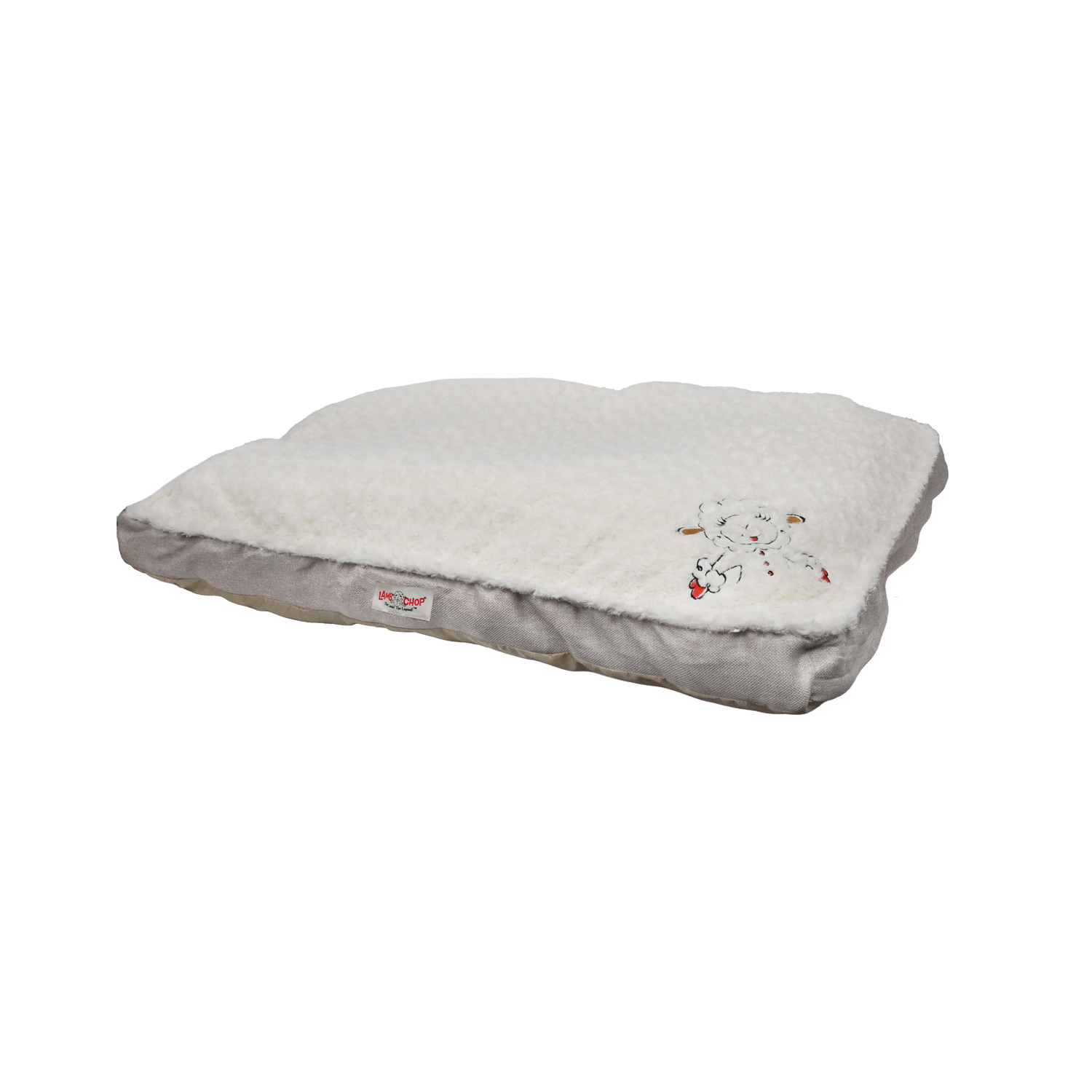 Multipet Lamb Chop Gusset Plush Dog Bed, 36 Inches